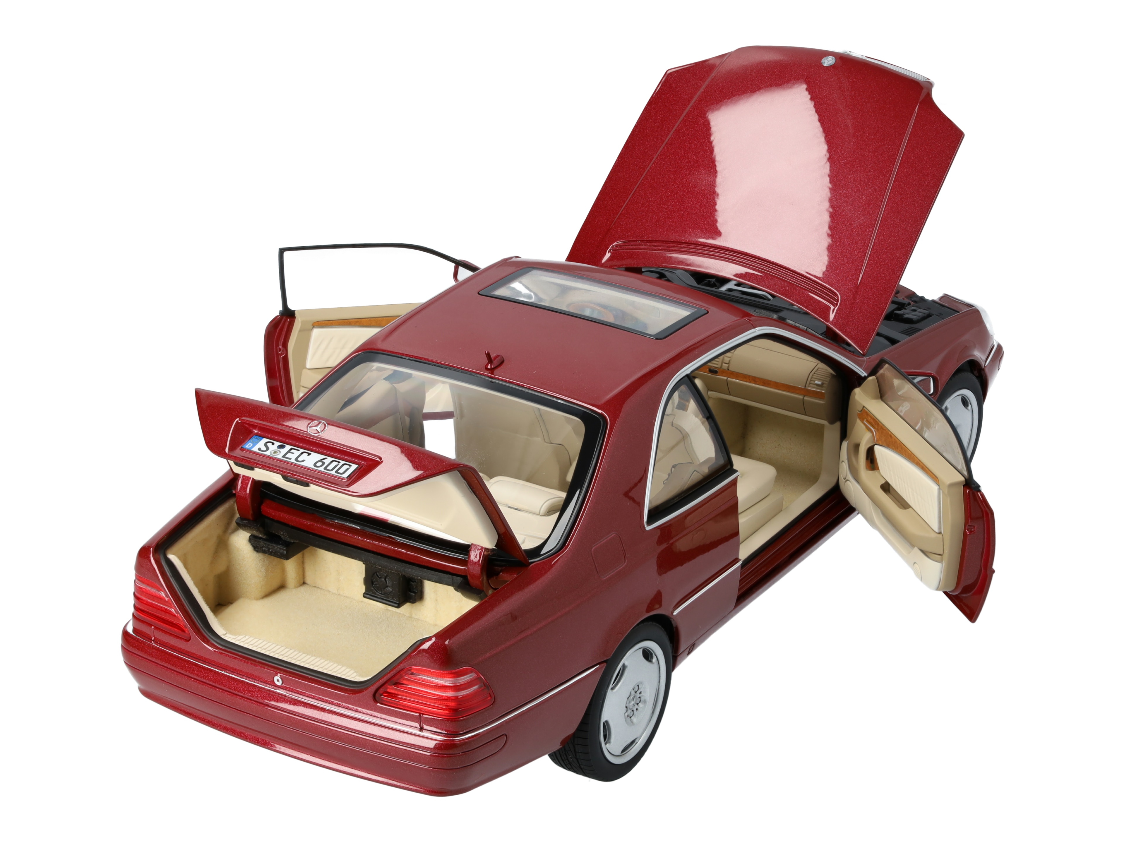 CL 600 C 140 (1996-1998) - almandinrot, Norev, 1:18