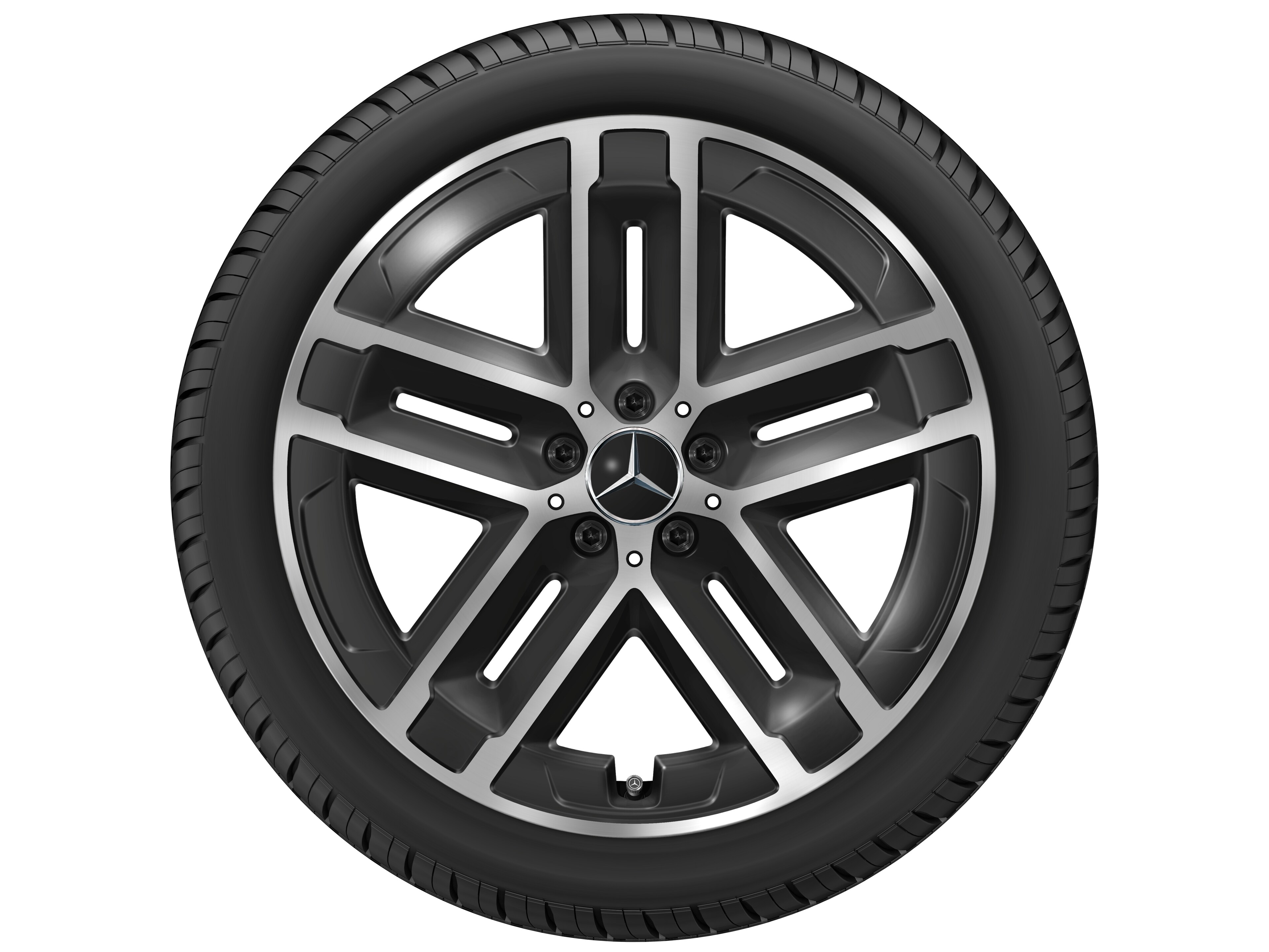 5-twin-spoke wheel, Aero, 50.8 cm (20-inch) - 9 J x 20 ET 60,8, black, high-sheen