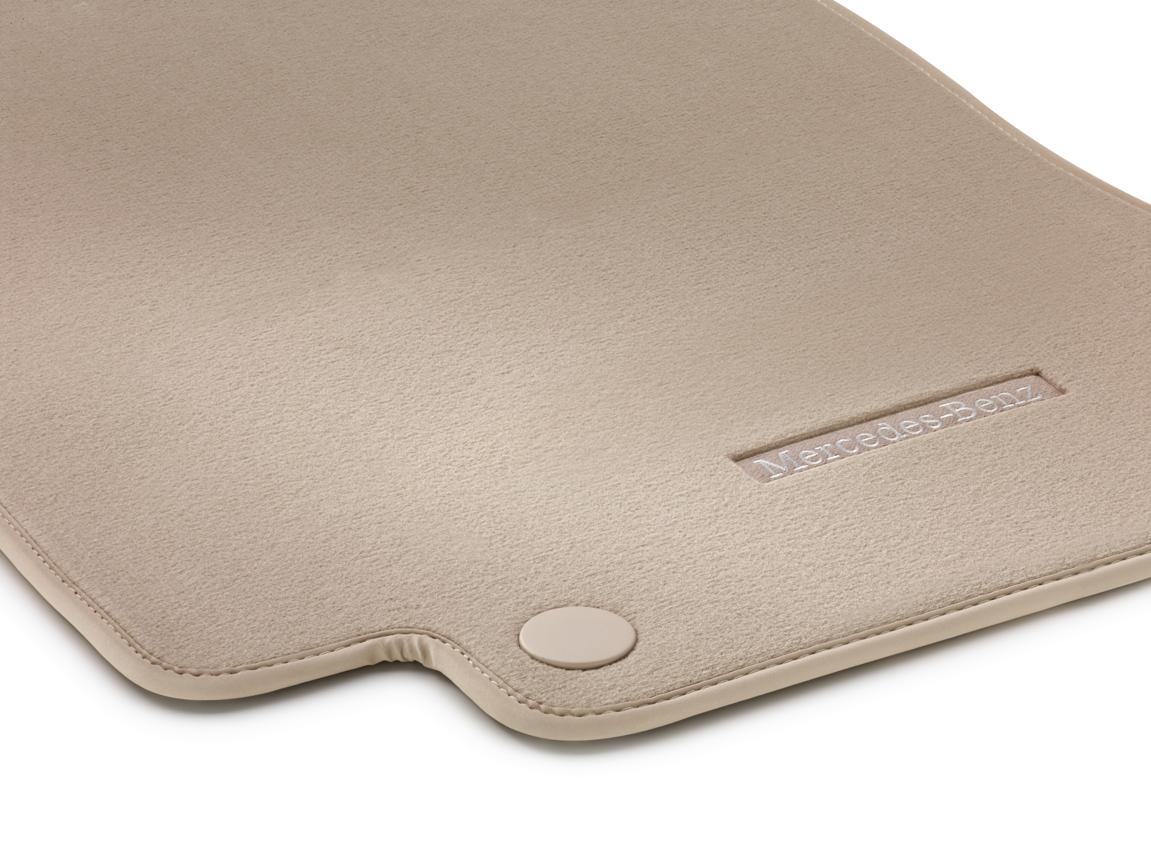 Velour floor mats CLASSIC, Set, Set of 4 - RHD, silk beige