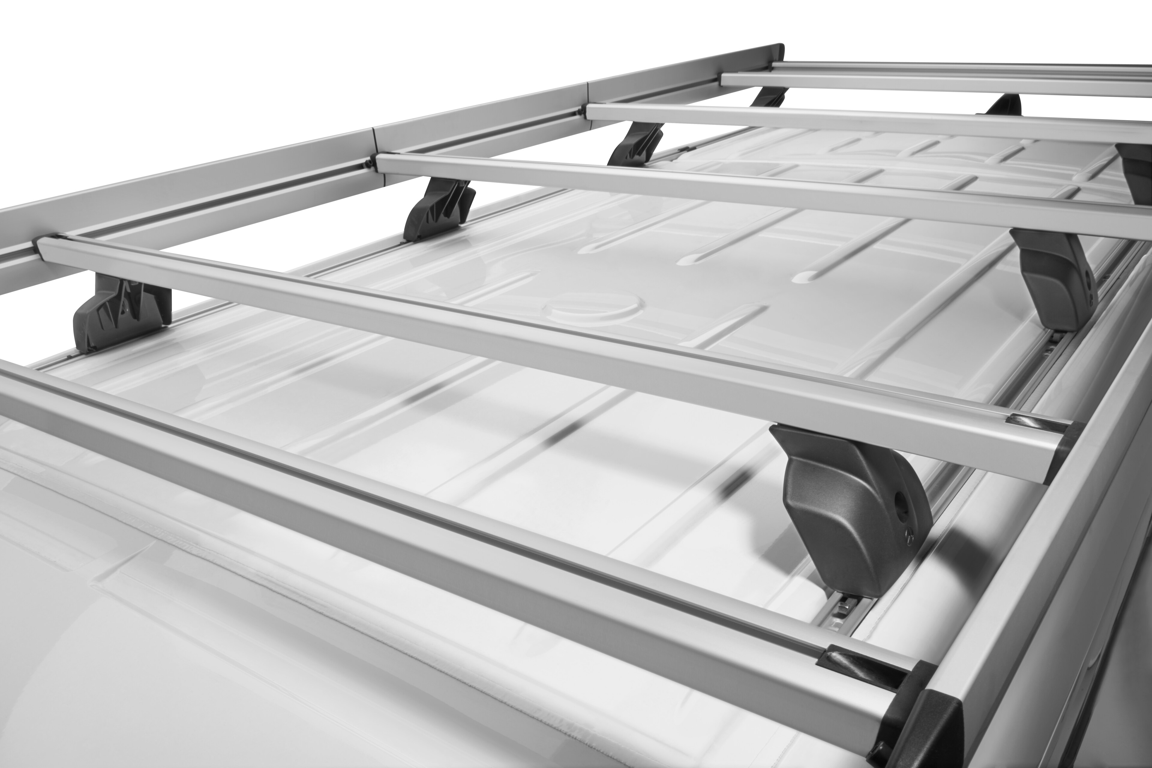 Cargo basket, A4 extra long - Aluminium / Steel / Plastic, silver-coloured / black