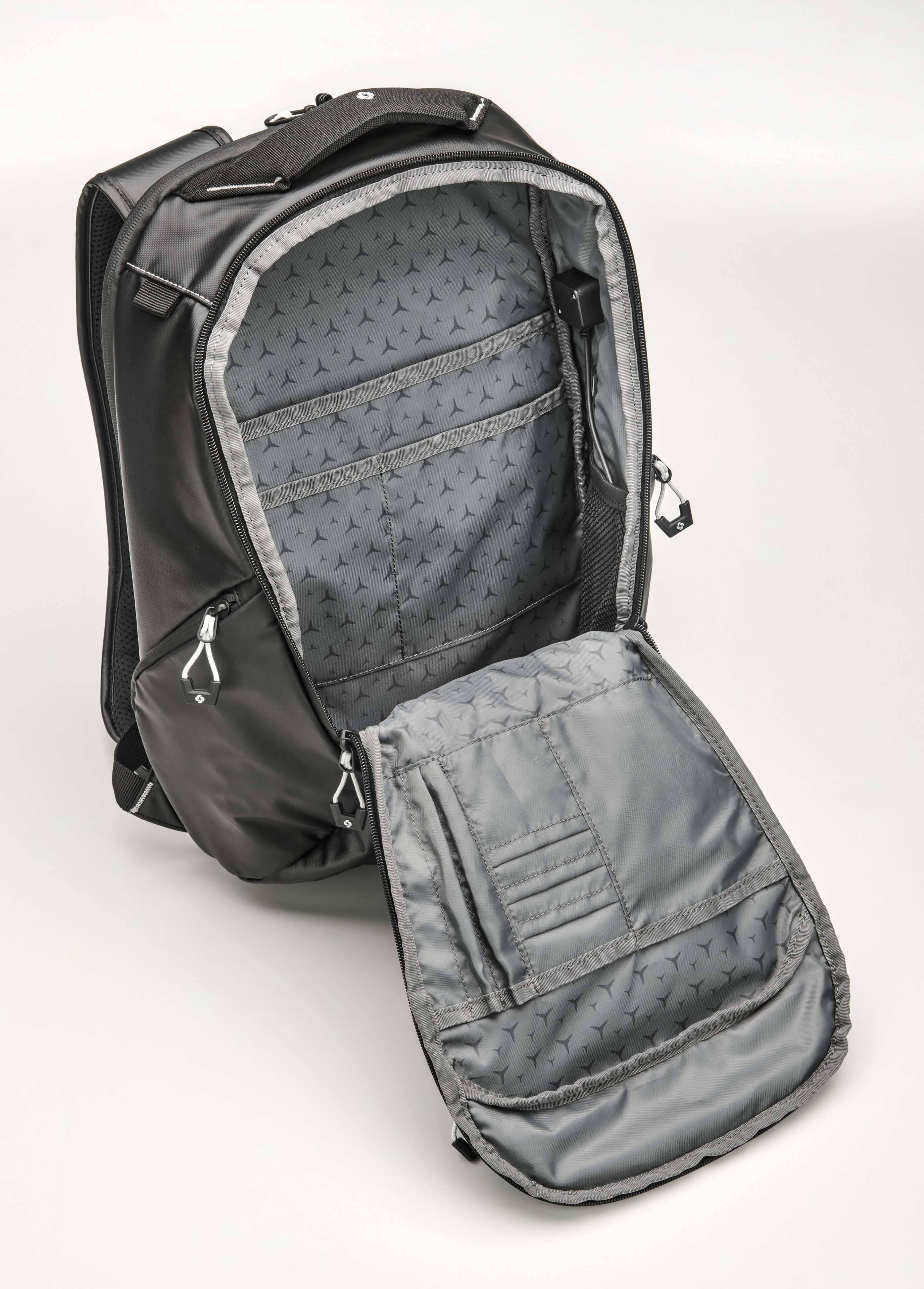 Rucksack - black, Polyamide (recycled) / Polyester, Samsonite