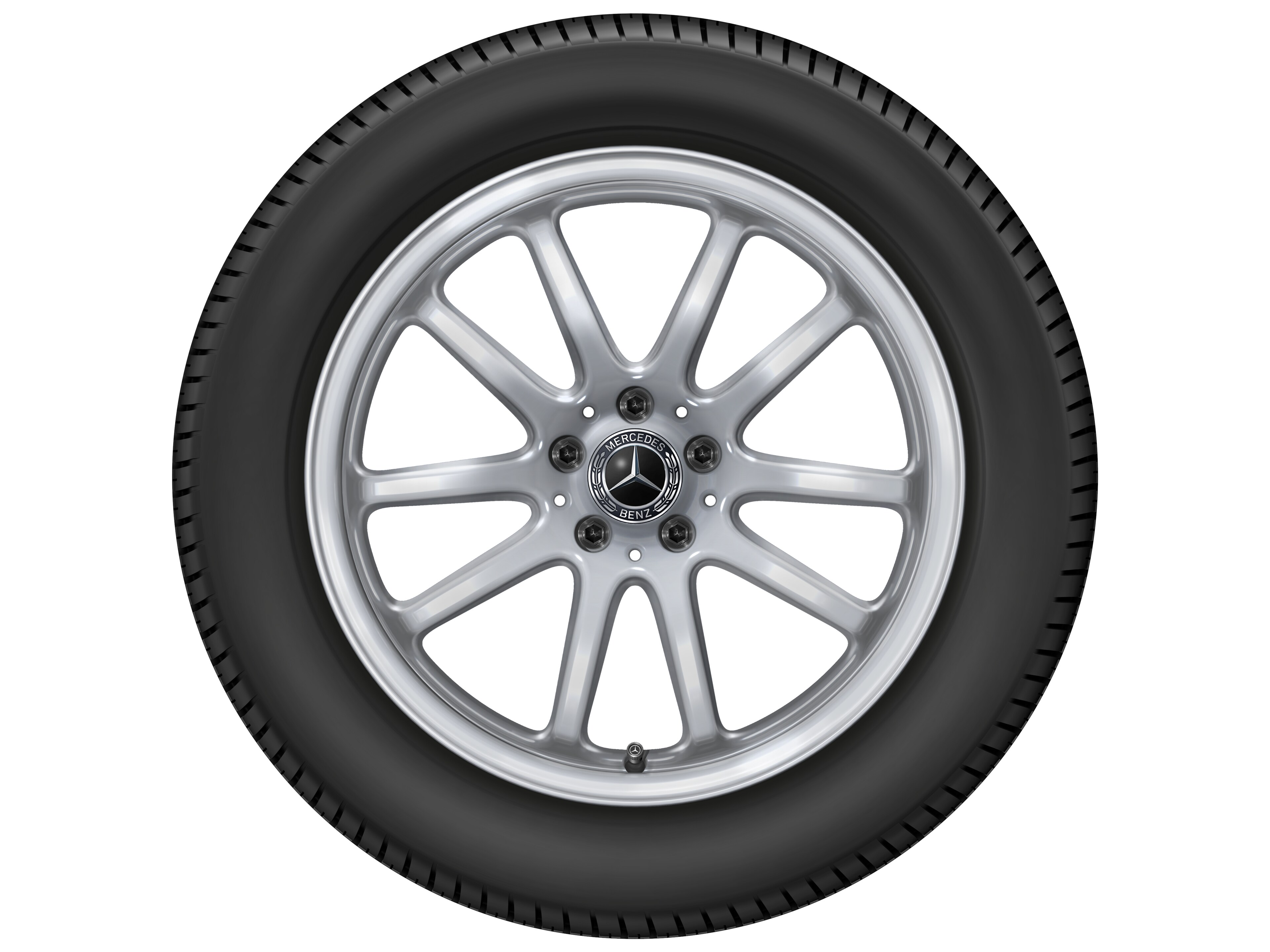 Multi-spoke wheel, 48.3 cm (19-inch) - 8 J x 19 ET 30,5, vanadium silver
