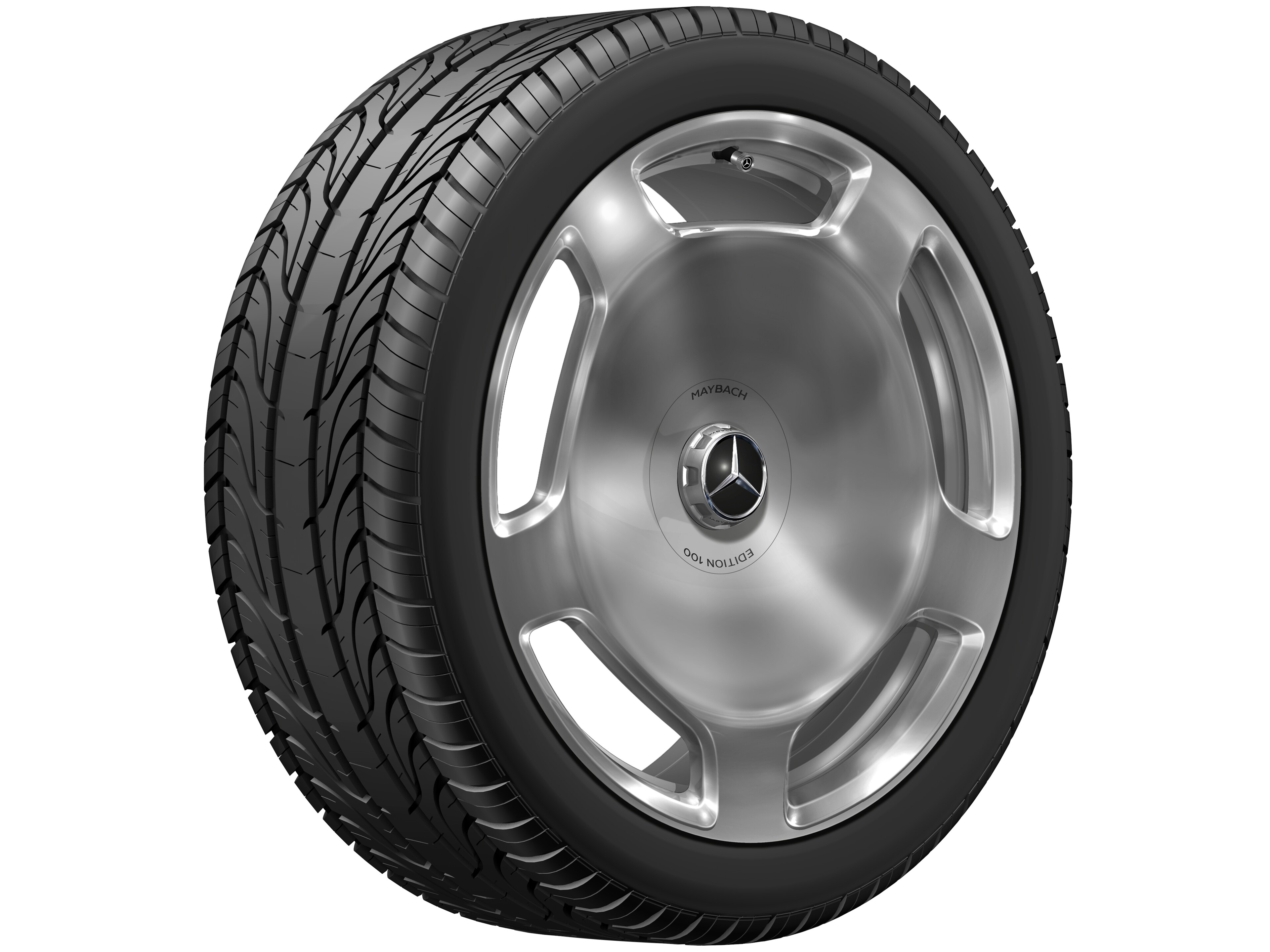5-hole wheel, 50.8 cm (20-inch) - 9 J x 20 ET 34, dark platinum gloss, forged
