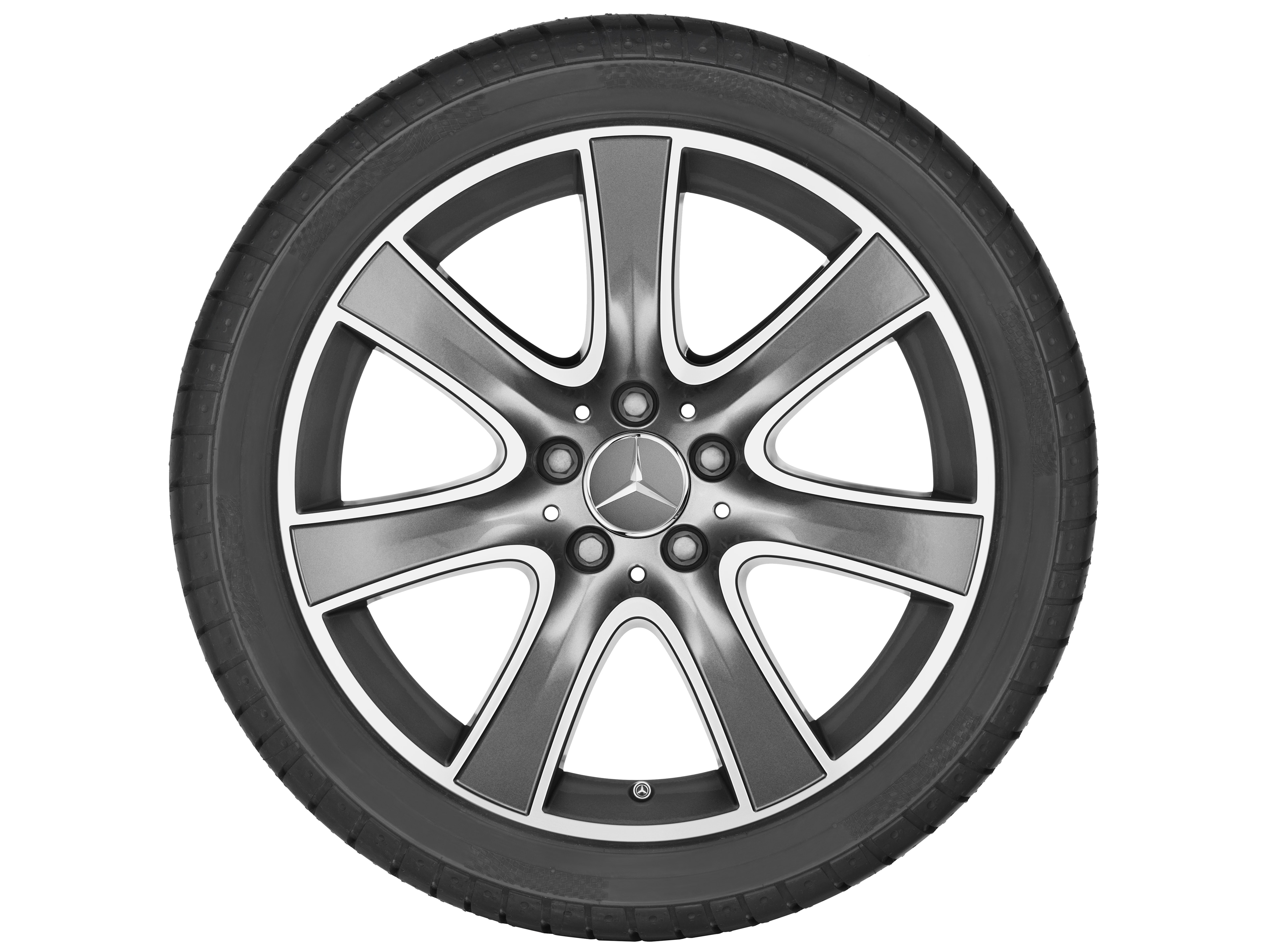 7-spoke wheel, 45.7 cm (18-inch) - 8 J x 18 ET 41, himalaya grey, high-sheen
