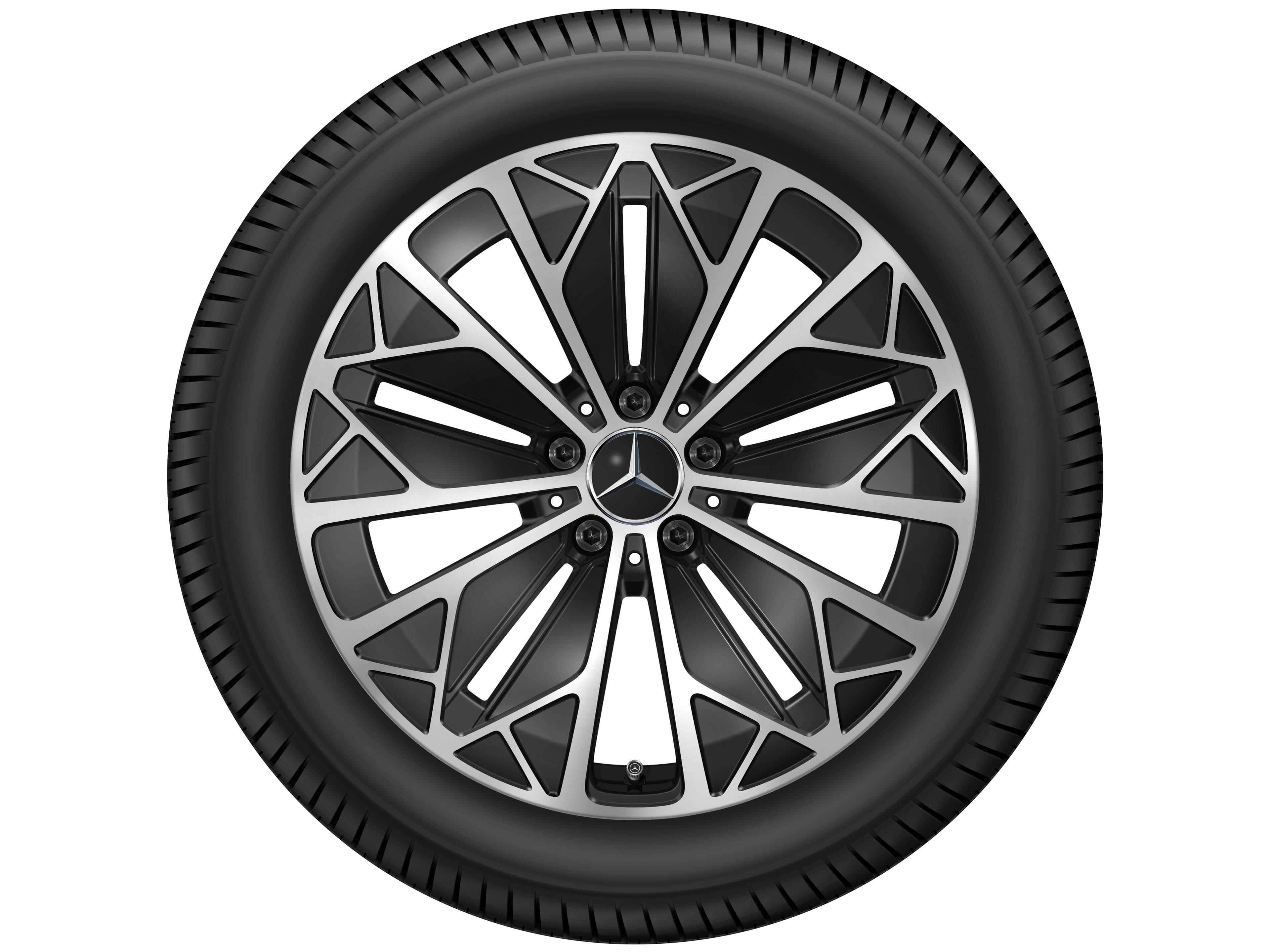 Multi-spoke wheel, 48.3 cm (19-inch), passenger car