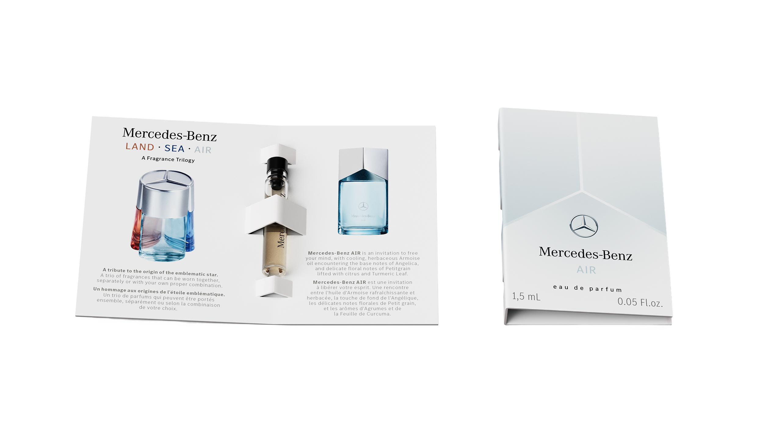 Air, EdP, Product samples, Pack of 12 - for men, INCC, 1.5 ml