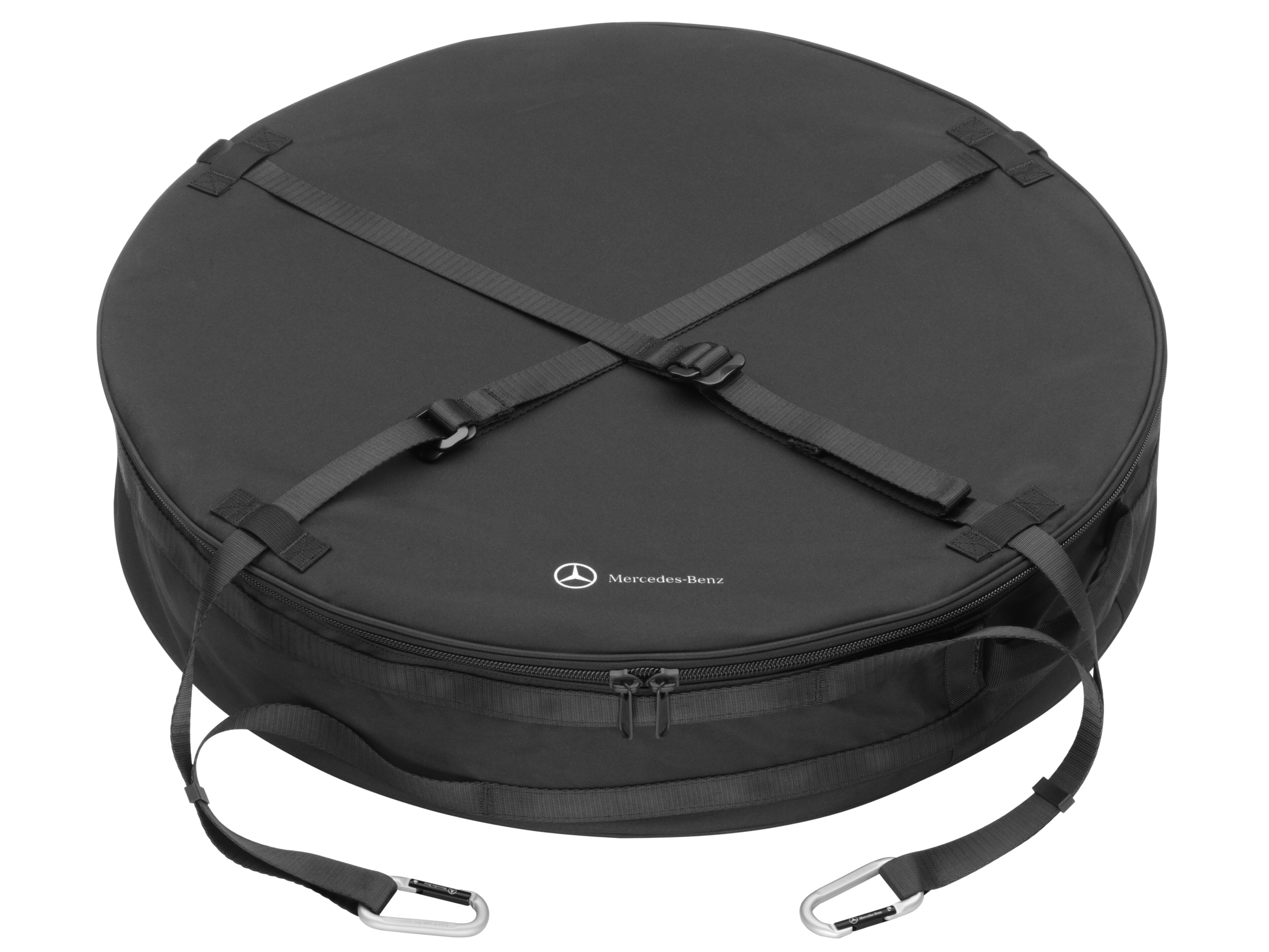 Emergency spare wheel bag, for Minispare - black, Nylon