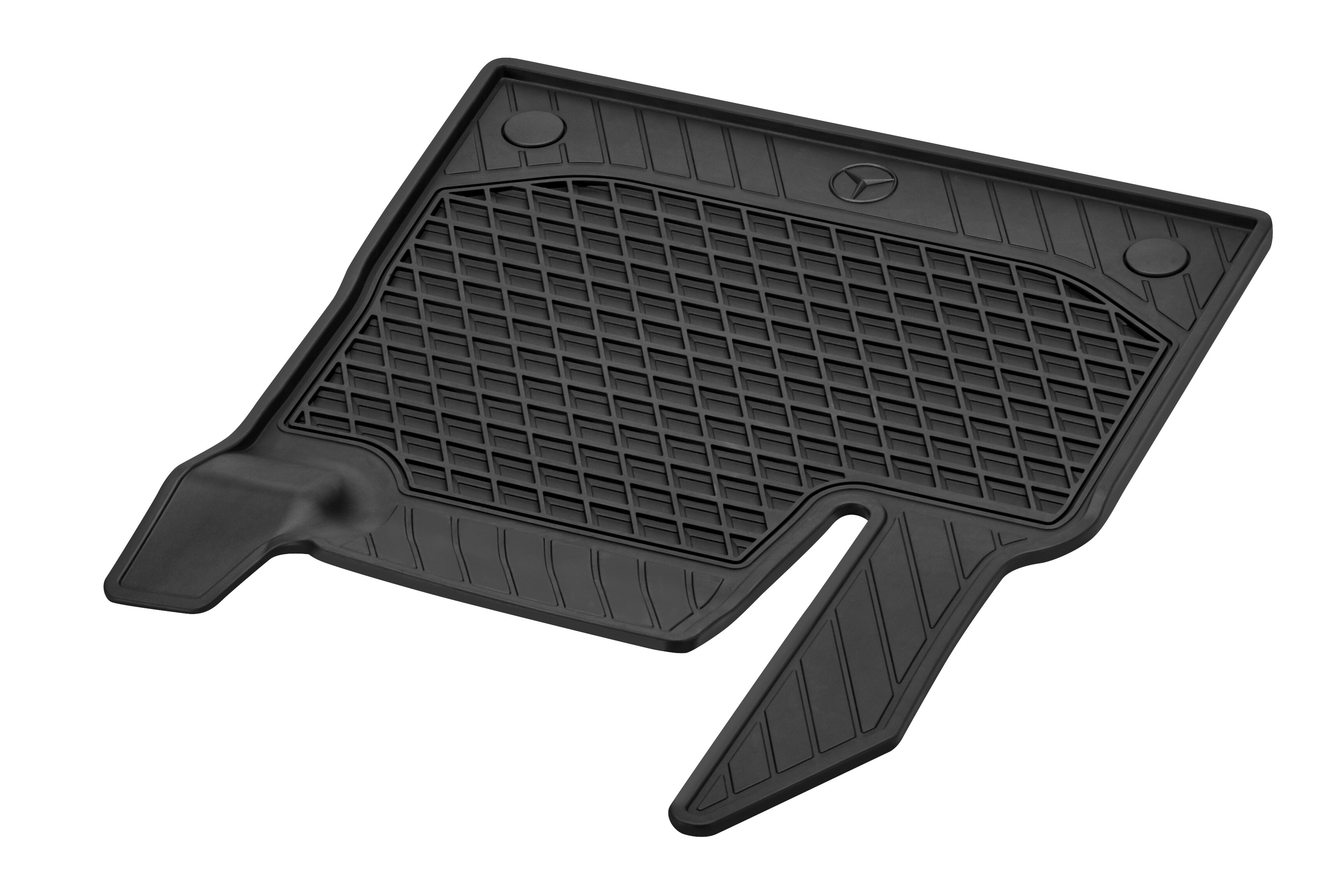 All-season floor mats CLASSIC, Driver/front passenger's mat, Set of 2 - LHD, black
