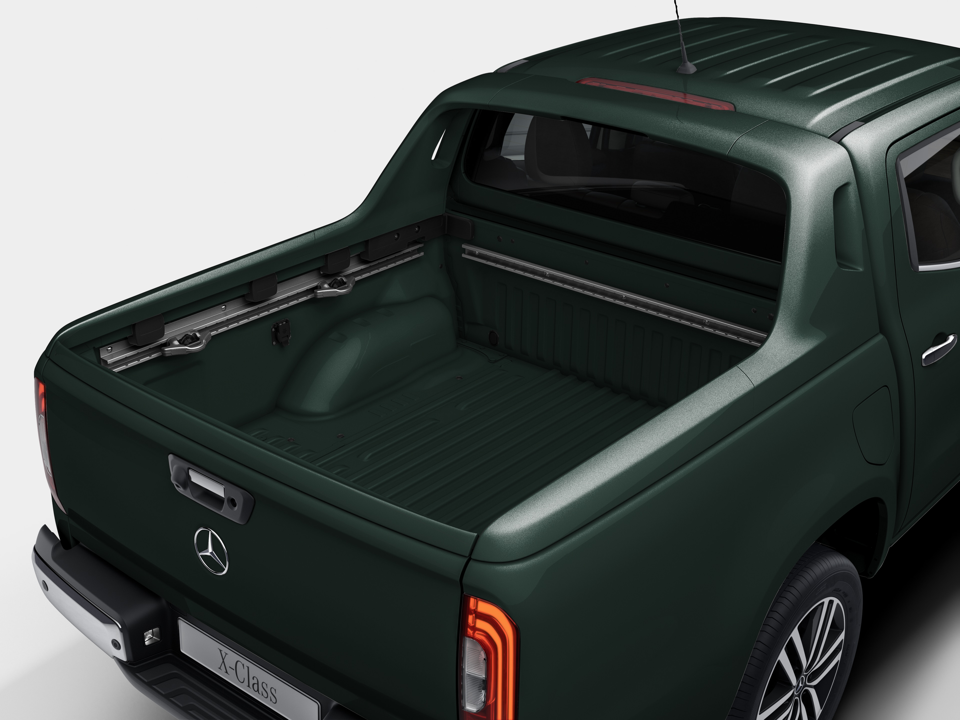 Spoilers, for sports bar, Spoiler for Sports Bar - granite green, Plastic