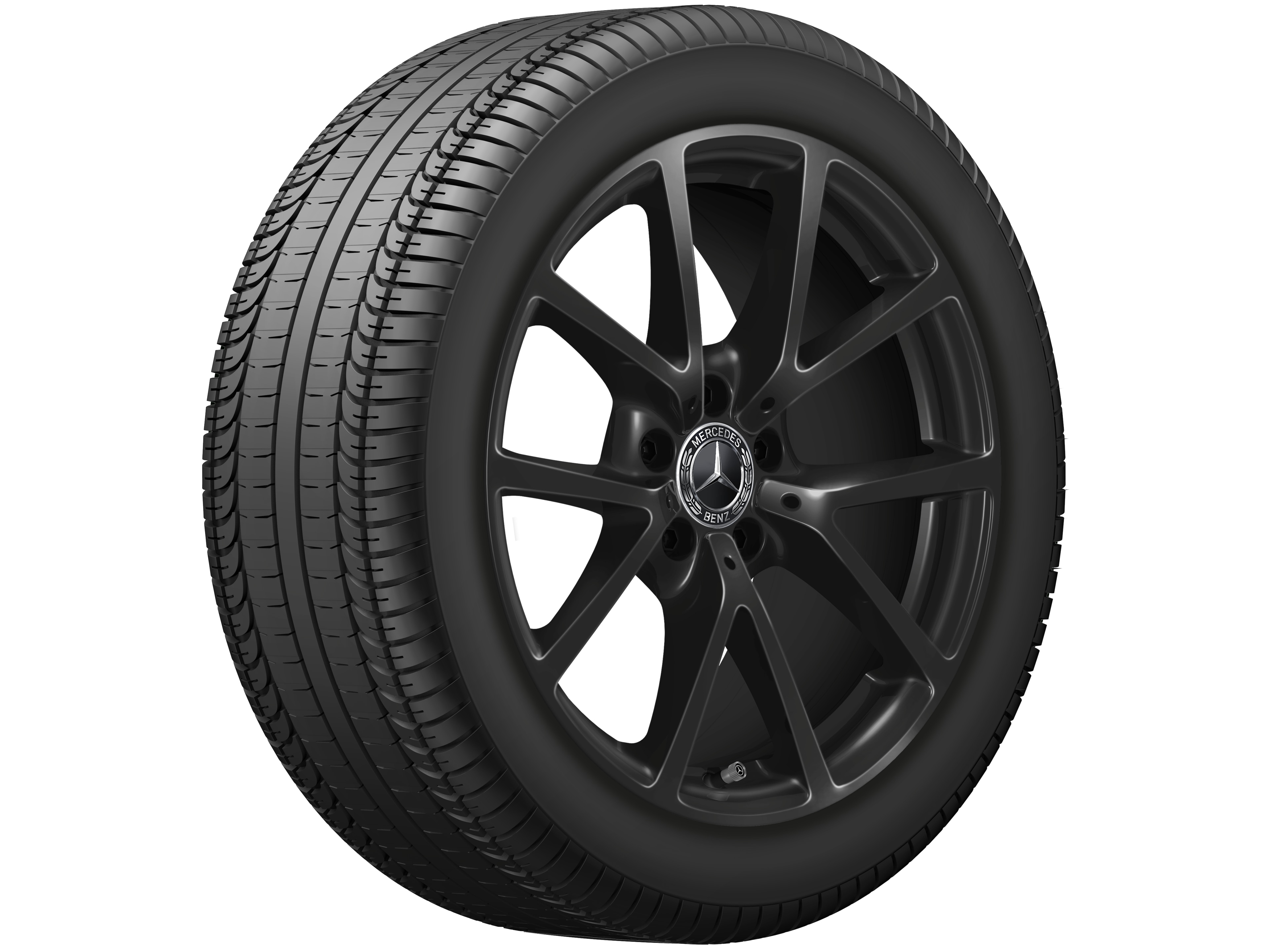 10-spoke wheel, 45.7 cm (18-inch) - 8 J x 18 ET 44,9, black