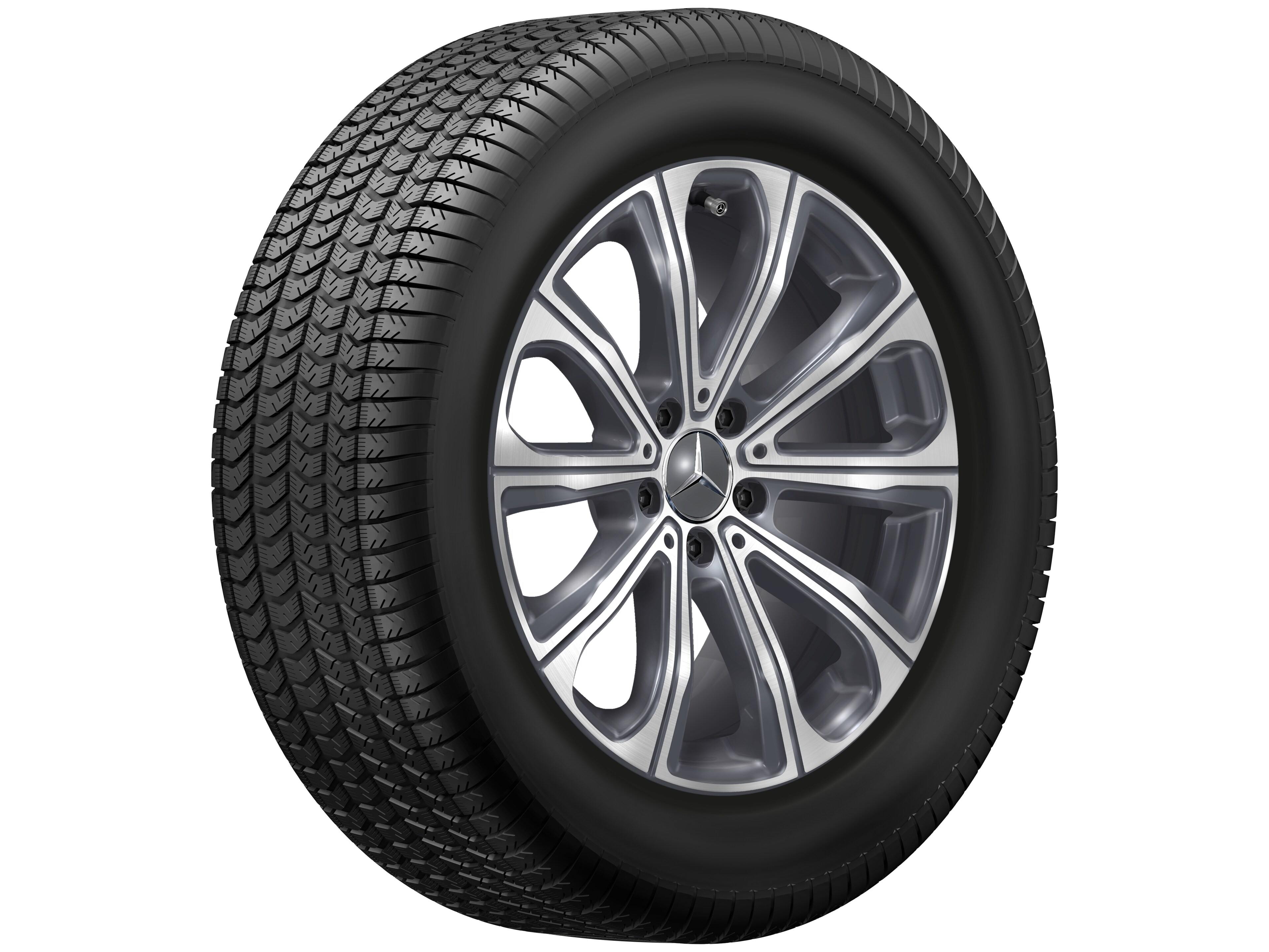 10-spoke wheel, 45.7 cm (18-inch) - 8 J x 18 ET 32,5, tremolite metallic, high-sheen