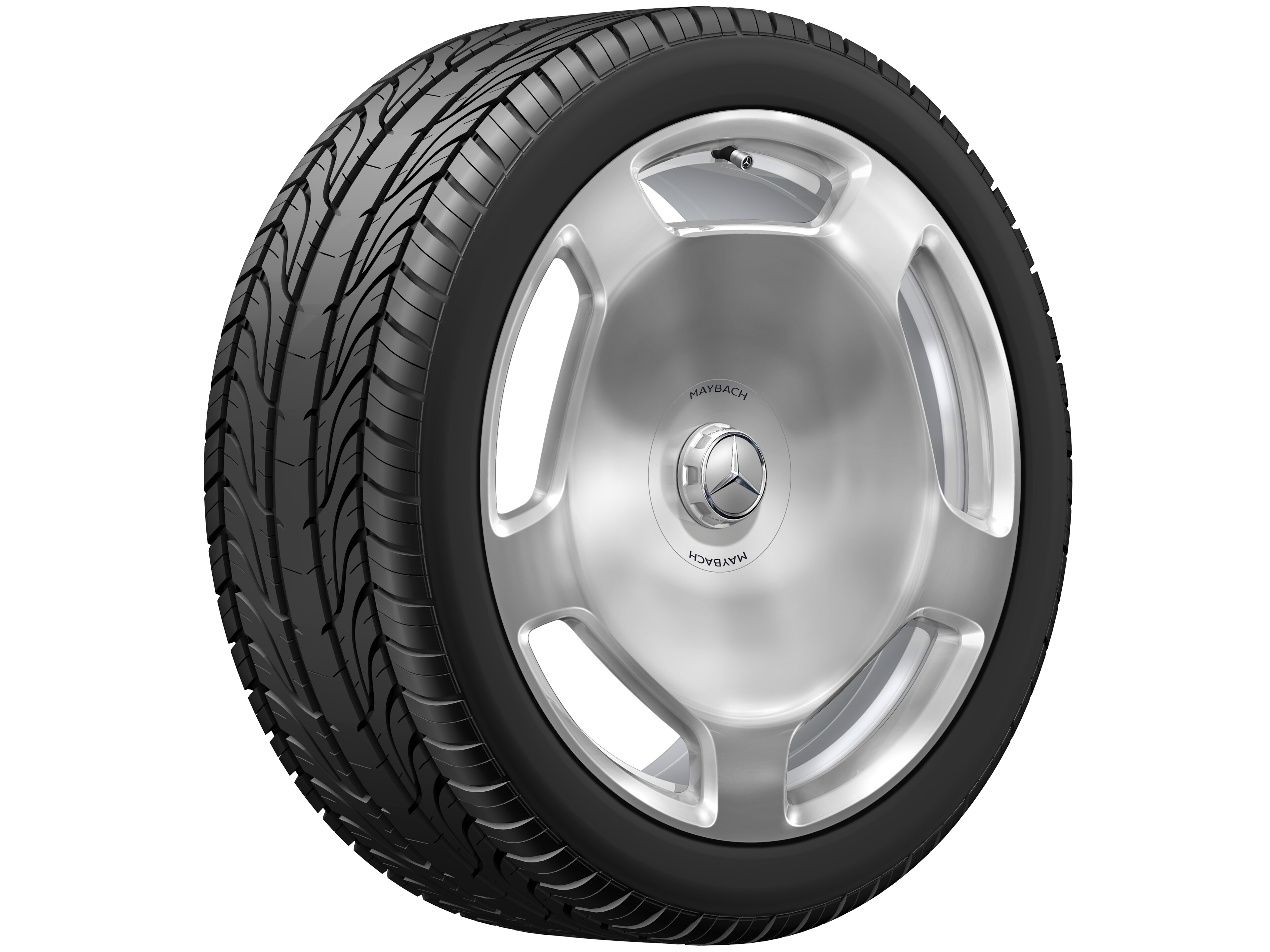 5-hole wheel, 50.8 cm (20-inch) - 10 J x 20 ET 48,1, silver-coloured, polished