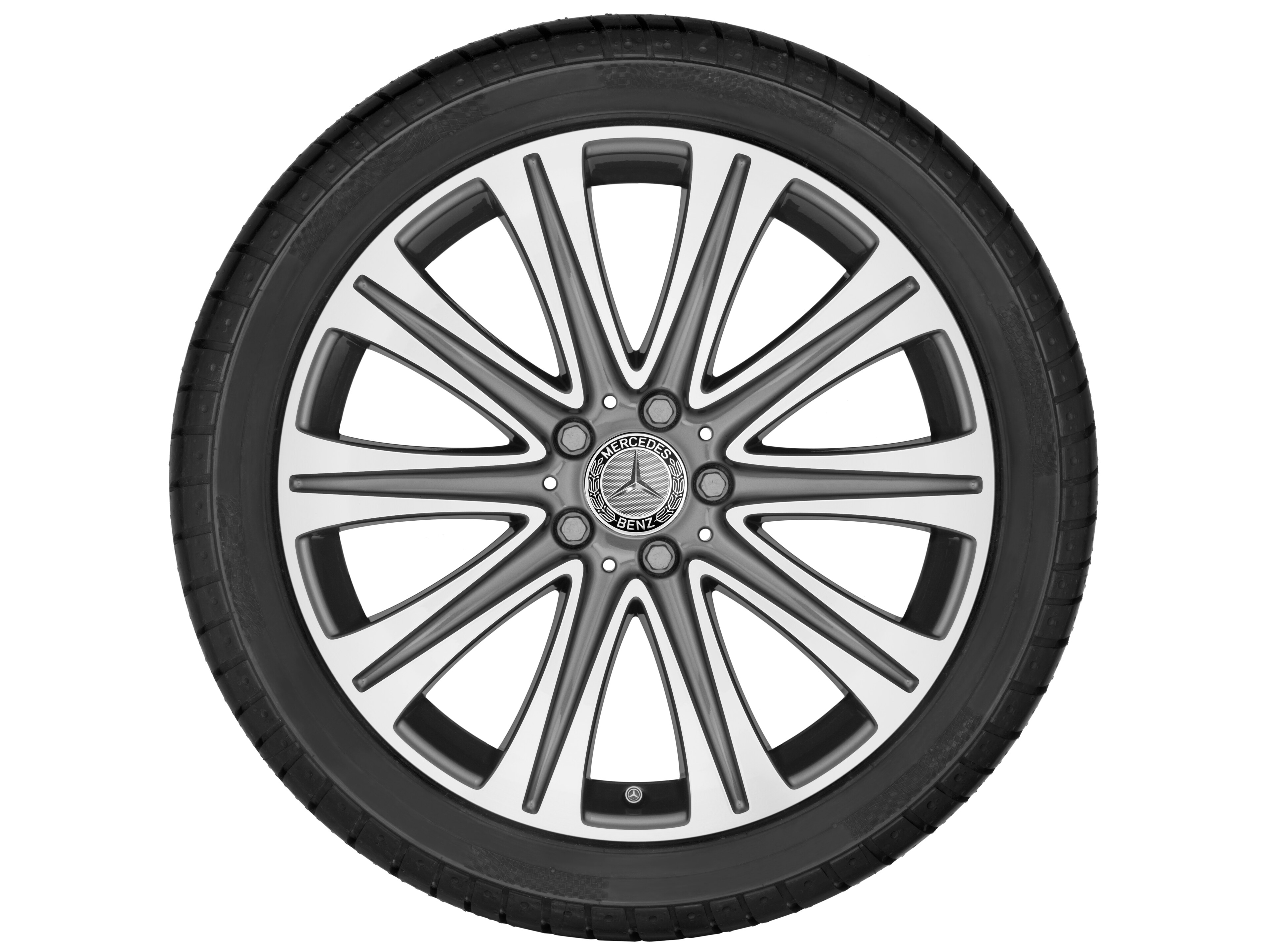 10-spoke wheel, 48.3 cm (19-inch) - 8 J x 19 ET 43, tremolite metallic, high-sheen