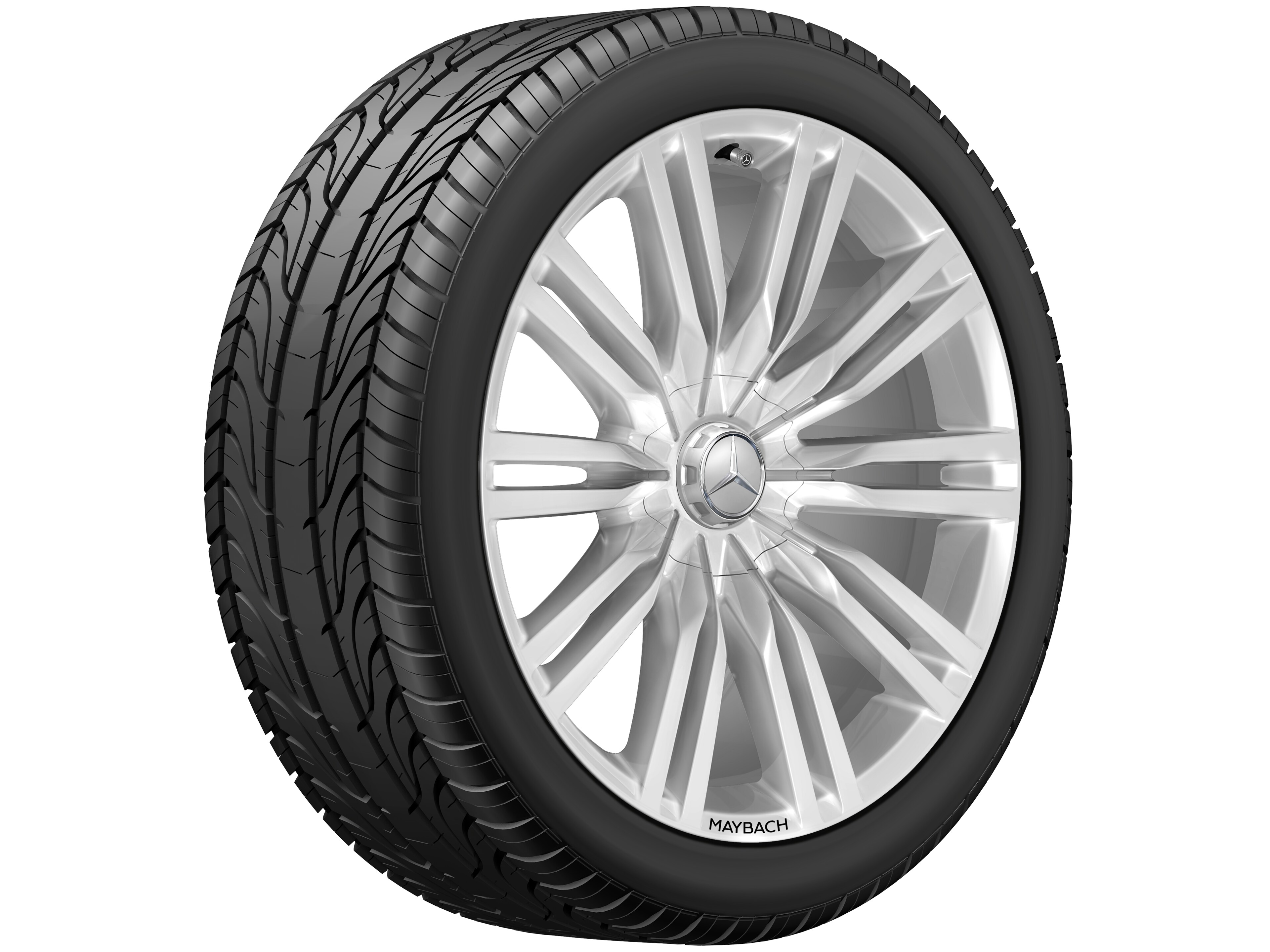 10-twin-spoke wheel, 50.8 cm (20-inch), High-sheen finish - 10 J x 20 ET 48,1, black, high-sheen