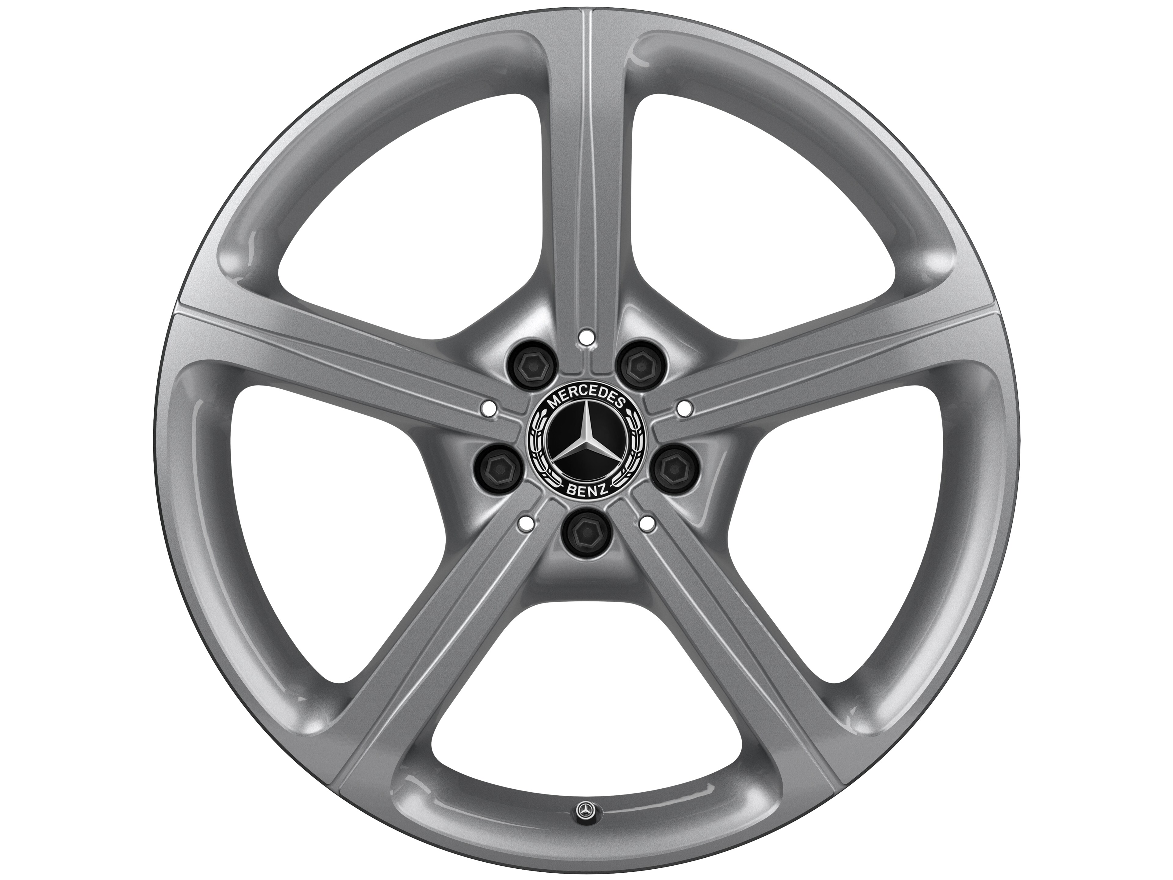 5-spoke wheel, 48.3 cm (19-inch) - 8 J x 19 ET 33, vanadium silver