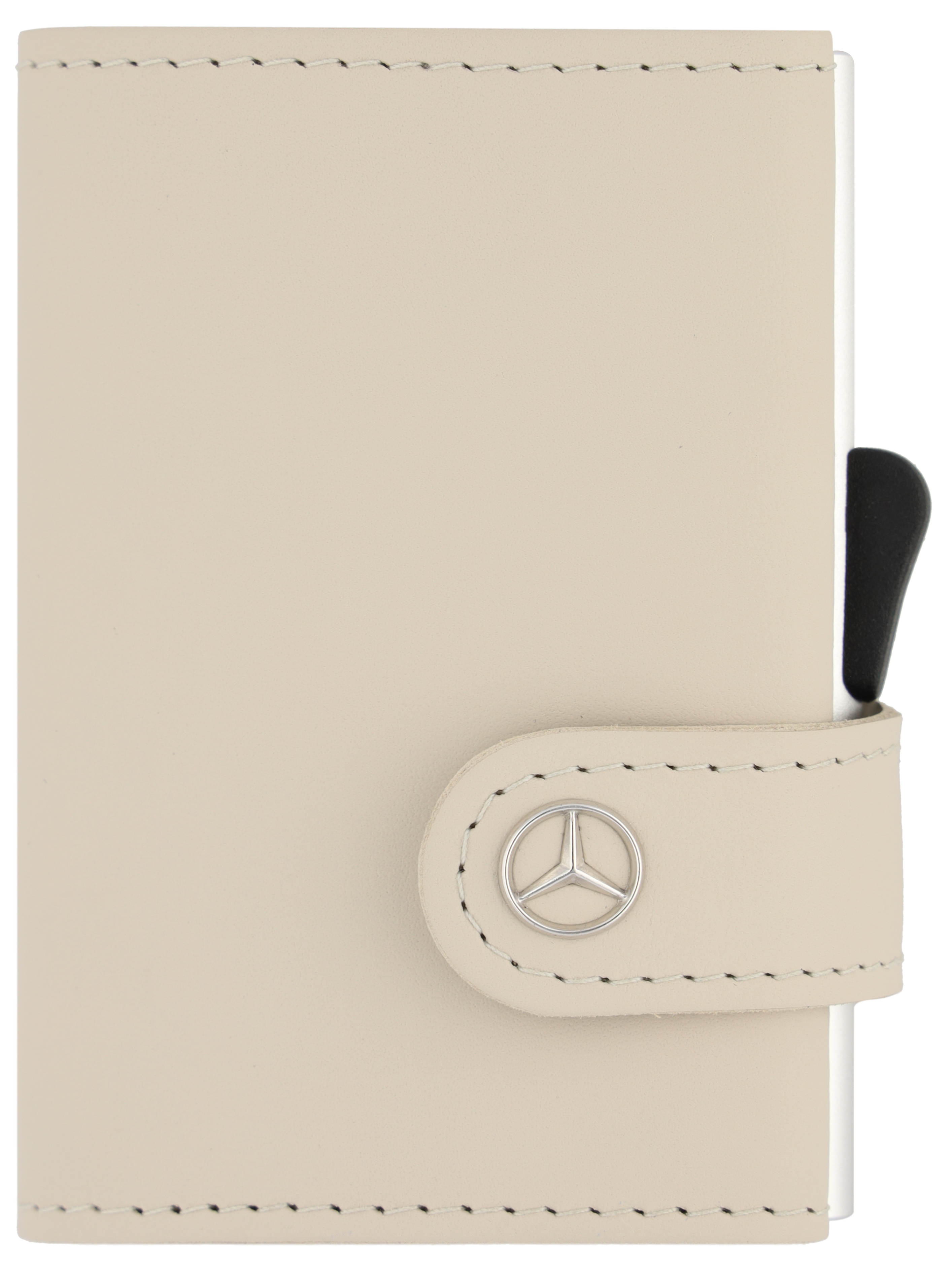 Mini wallet, Upcycling - macchiato beige, Leather