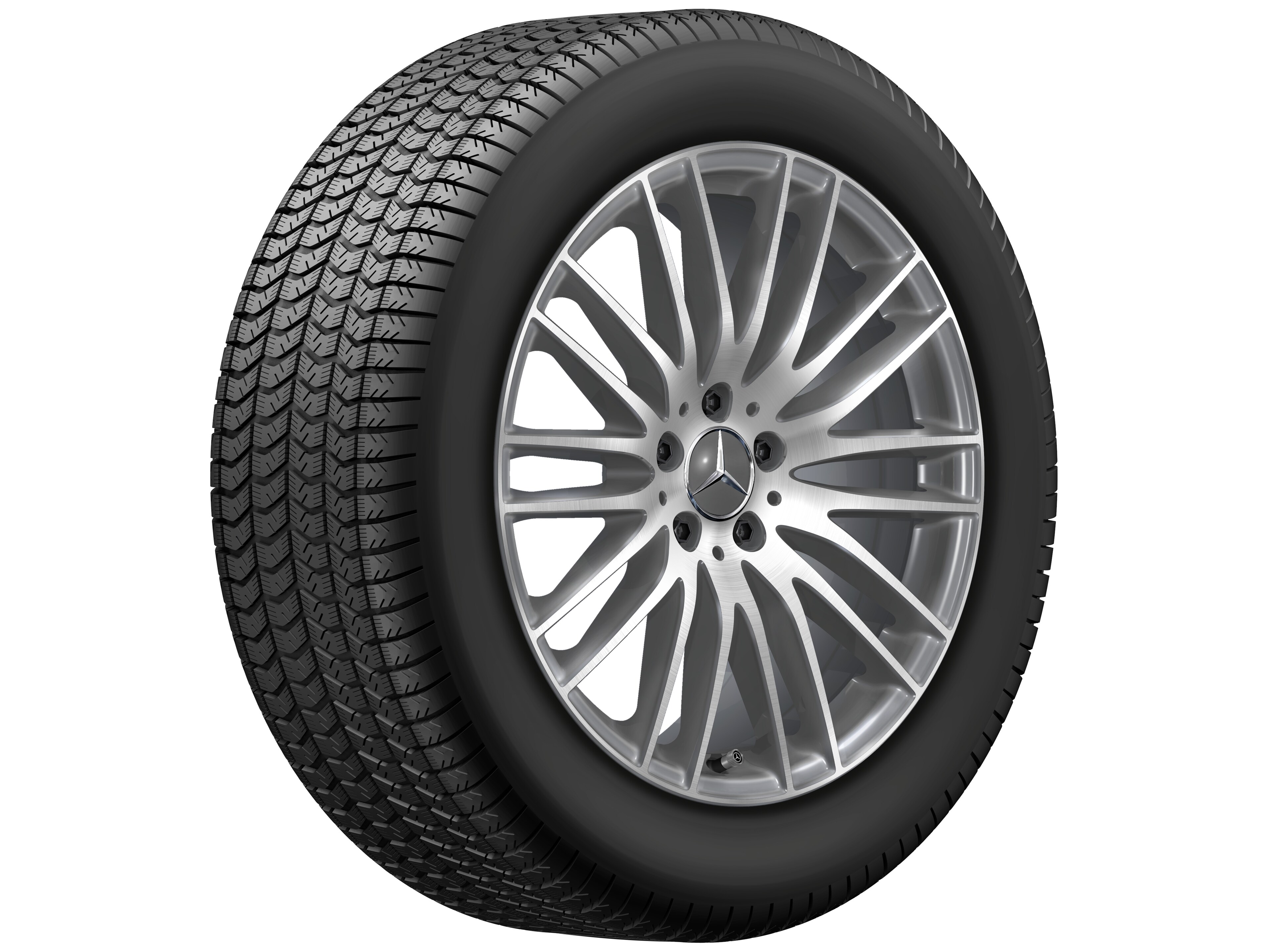 Multi-spoke wheel, 48.3 cm (19-inch), passenger car