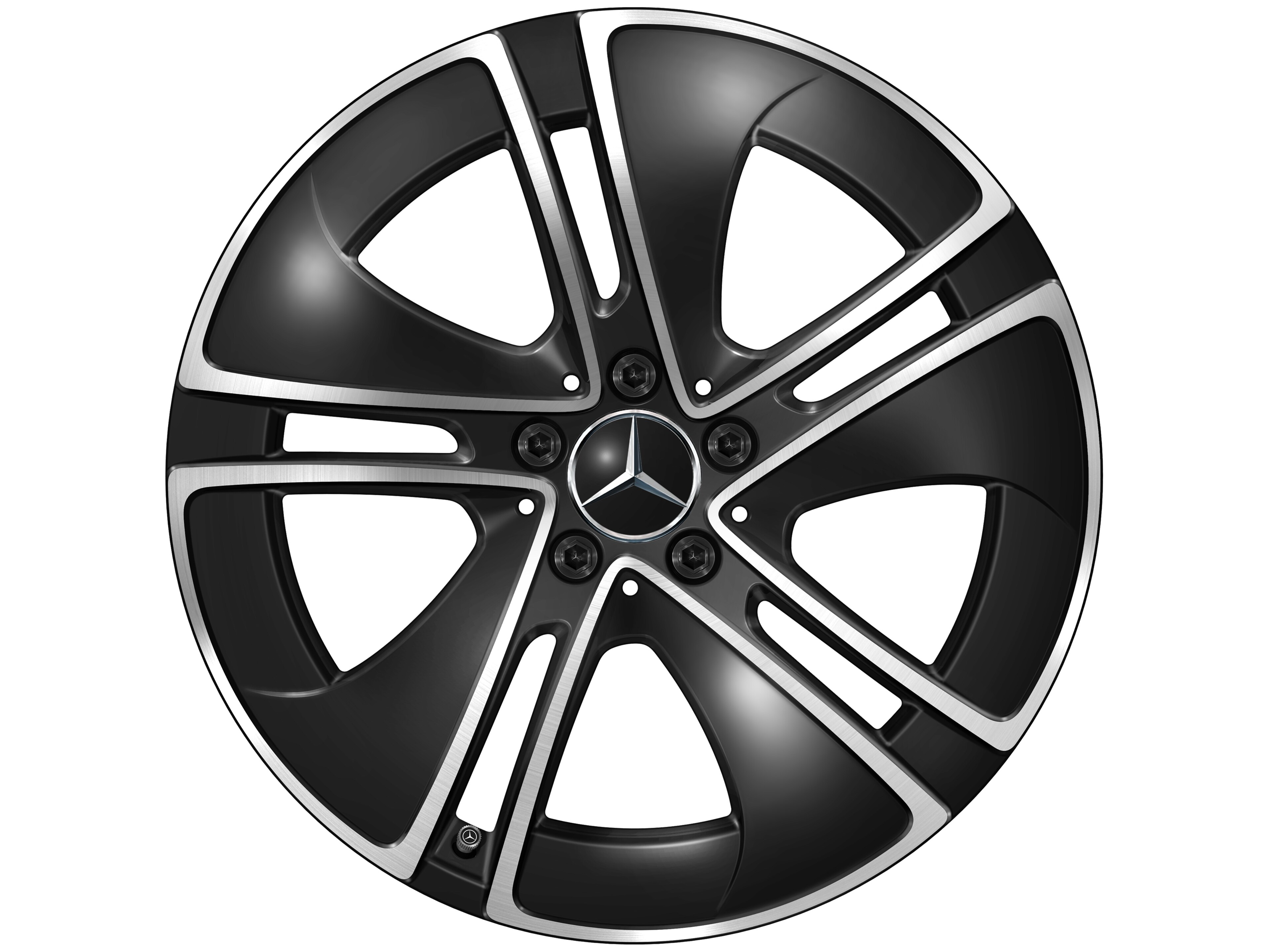 5-spoke wheel, Aero, 48.3 cm (19-inch) - 9 J x 19 ET 60,5, black, high-sheen