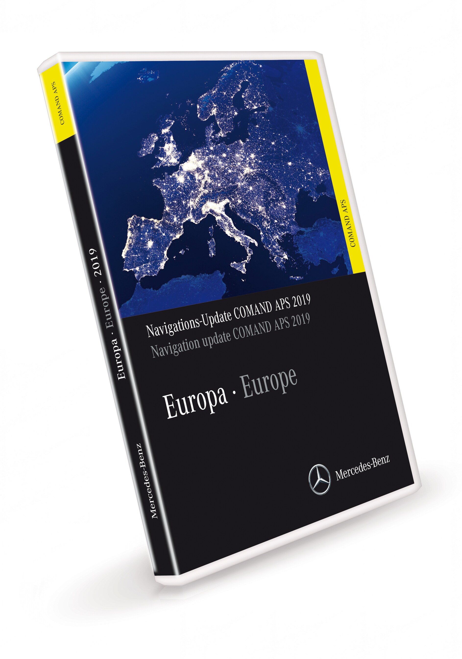 Navigation update, COMAND APS, Europe, Version 2018/2019, - FINAL VERSION - citrus yellow, NTG2.5