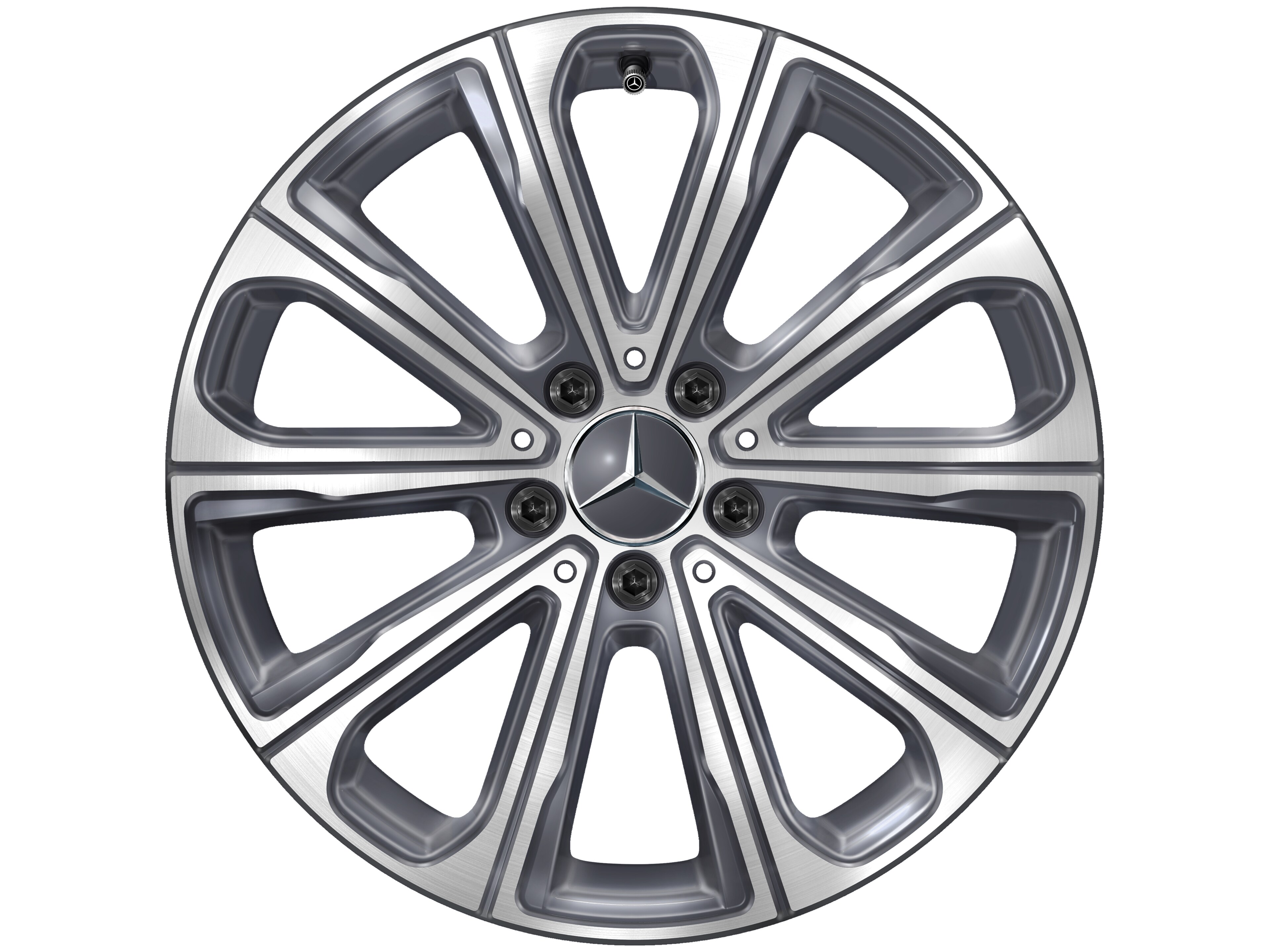 10-spoke wheel, 45.7 cm (18-inch) - 8 J x 18 ET 32,5, tremolite metallic, high-sheen
