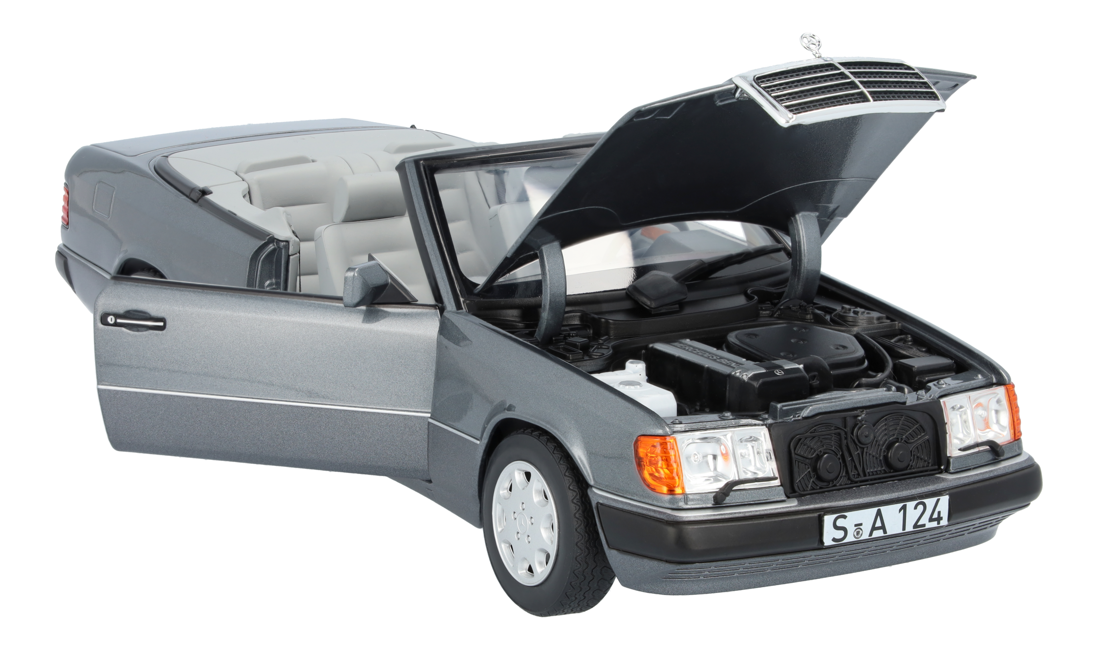 300 CE-24 Cabriolet A 124 (1991-1993), 300 CE-24 Cabriolet, A124 (1992-1993) - mother-of-pearl, Norev, 1:18