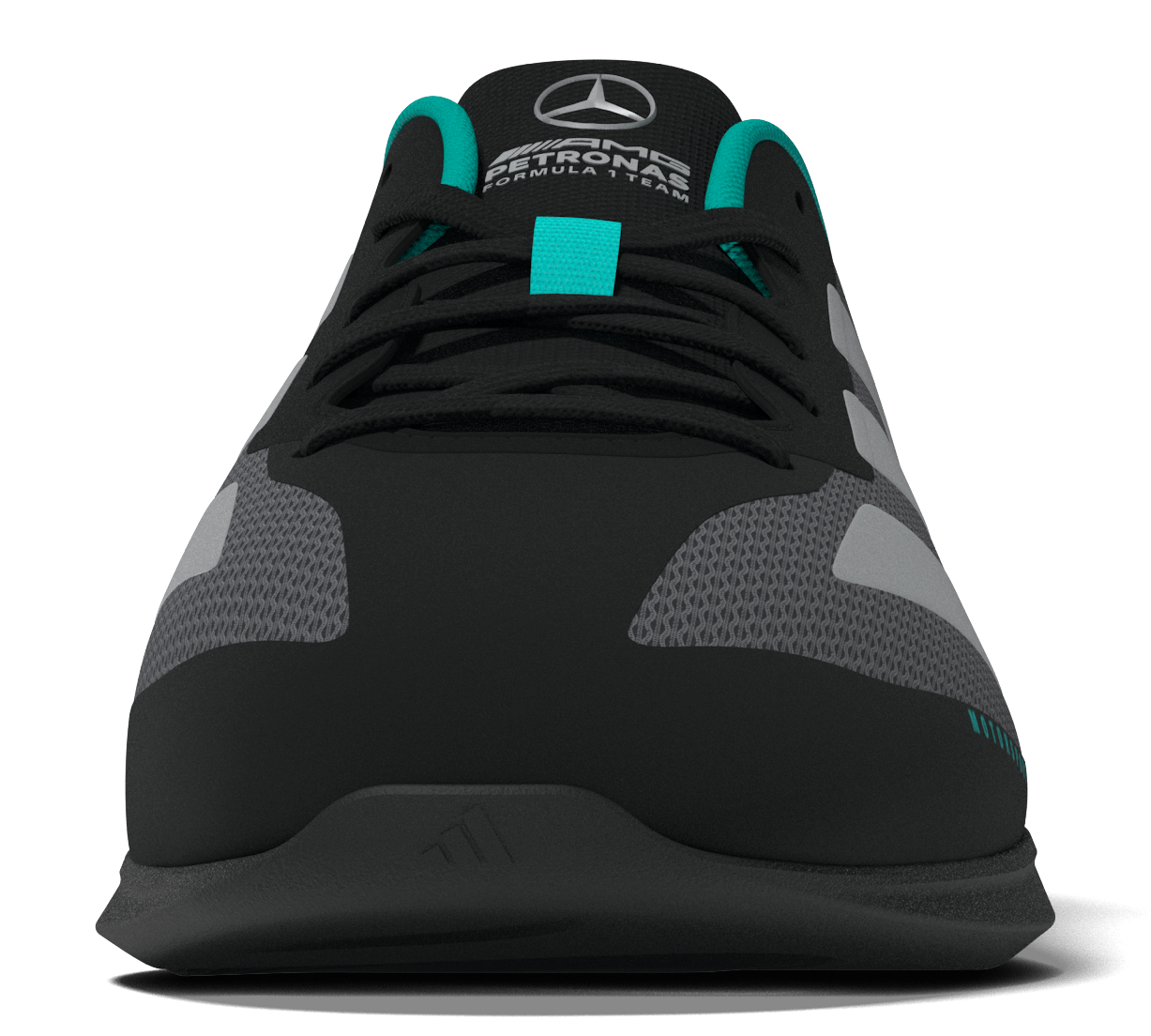 Sneakers, Feroza Base, Mercedes-AMG F1 - black / silver-coloured, 8, adidas