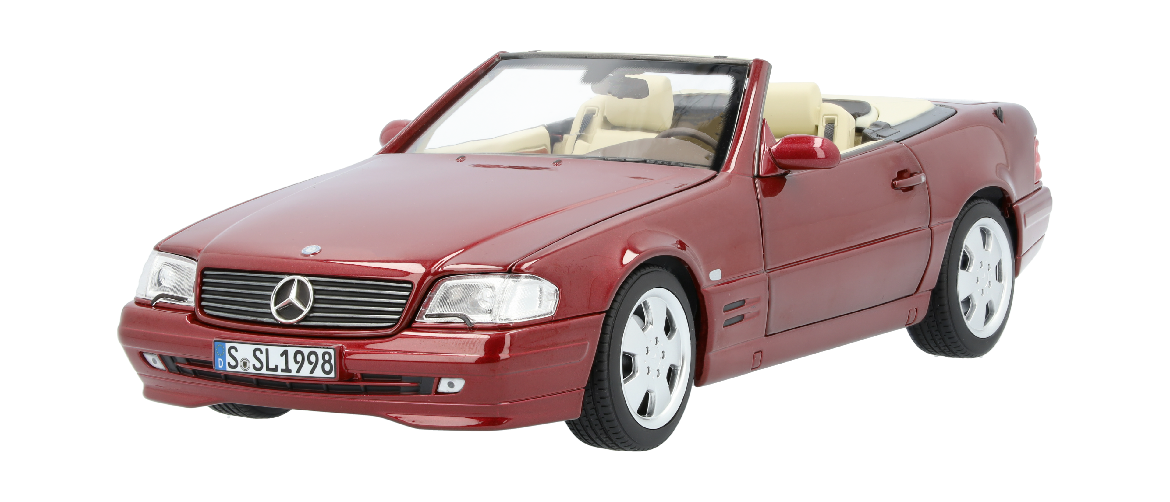 SL 500 R129 (1998-2001) - amber red, Norev, 1:18
