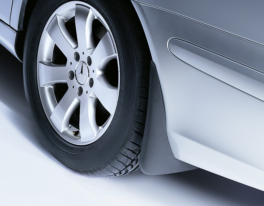 Mud flaps, without star, Set, front, incl. fastening