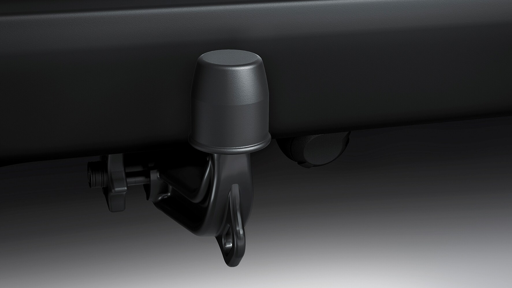 Trailer hitch, detachable, Mechanical components, without additional parts - Steel