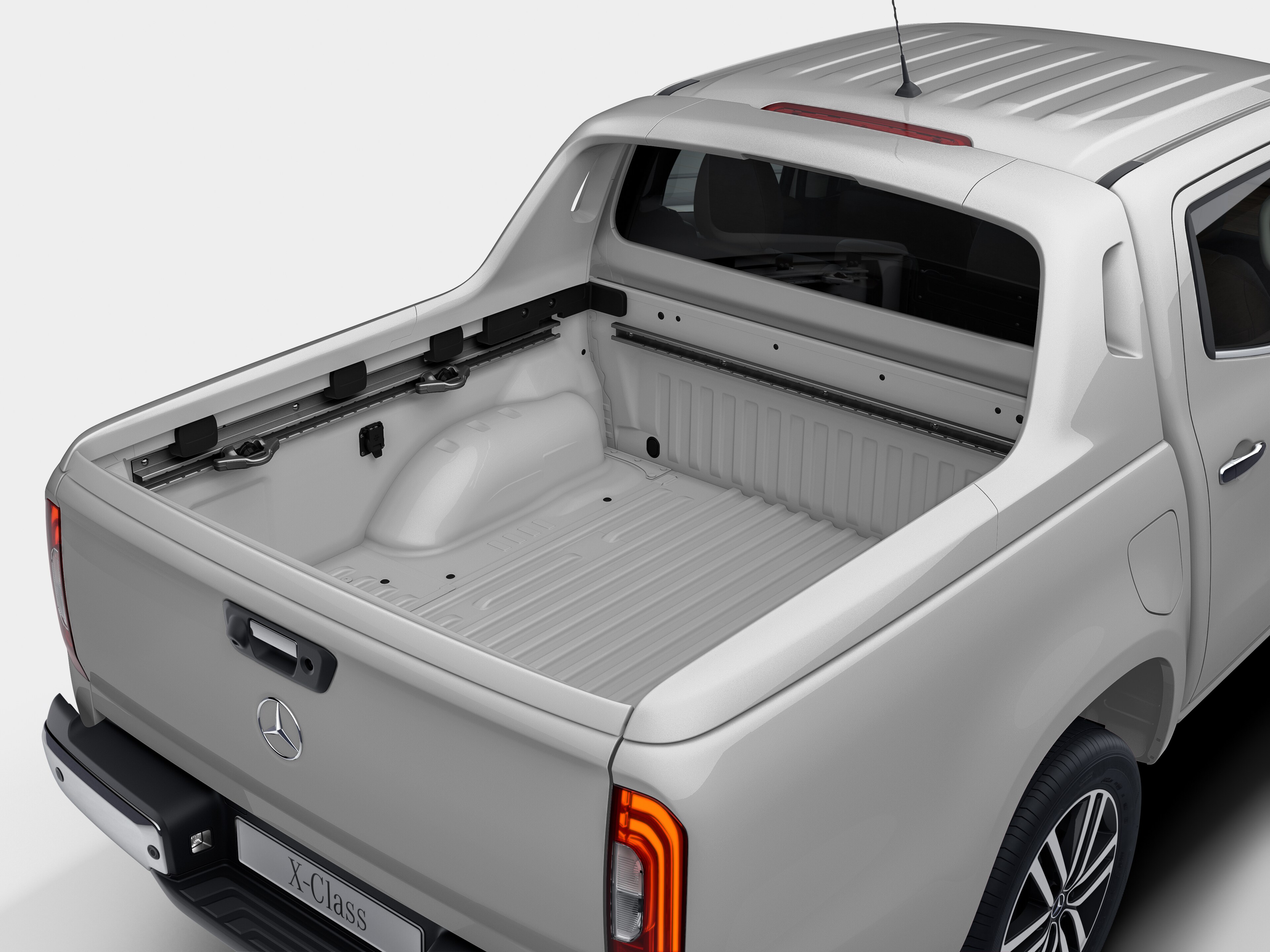 Spoilers, for sports bar, Spoiler for Sports Bar - diamond silver, Plastic