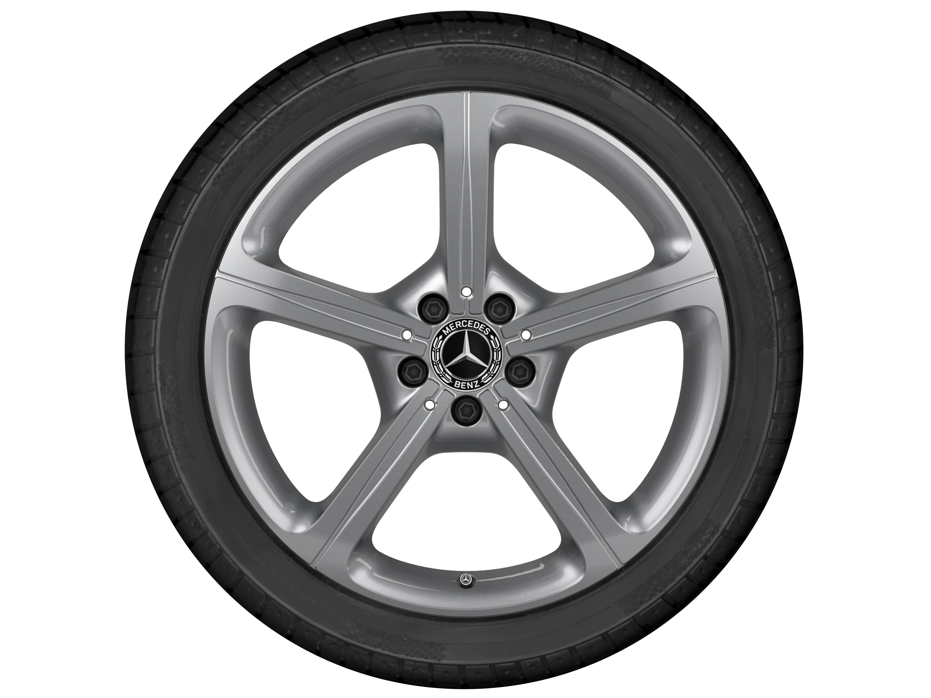 5-spoke wheel, 48.3 cm (19-inch) - 9 J x 19 ET 33, vanadium silver