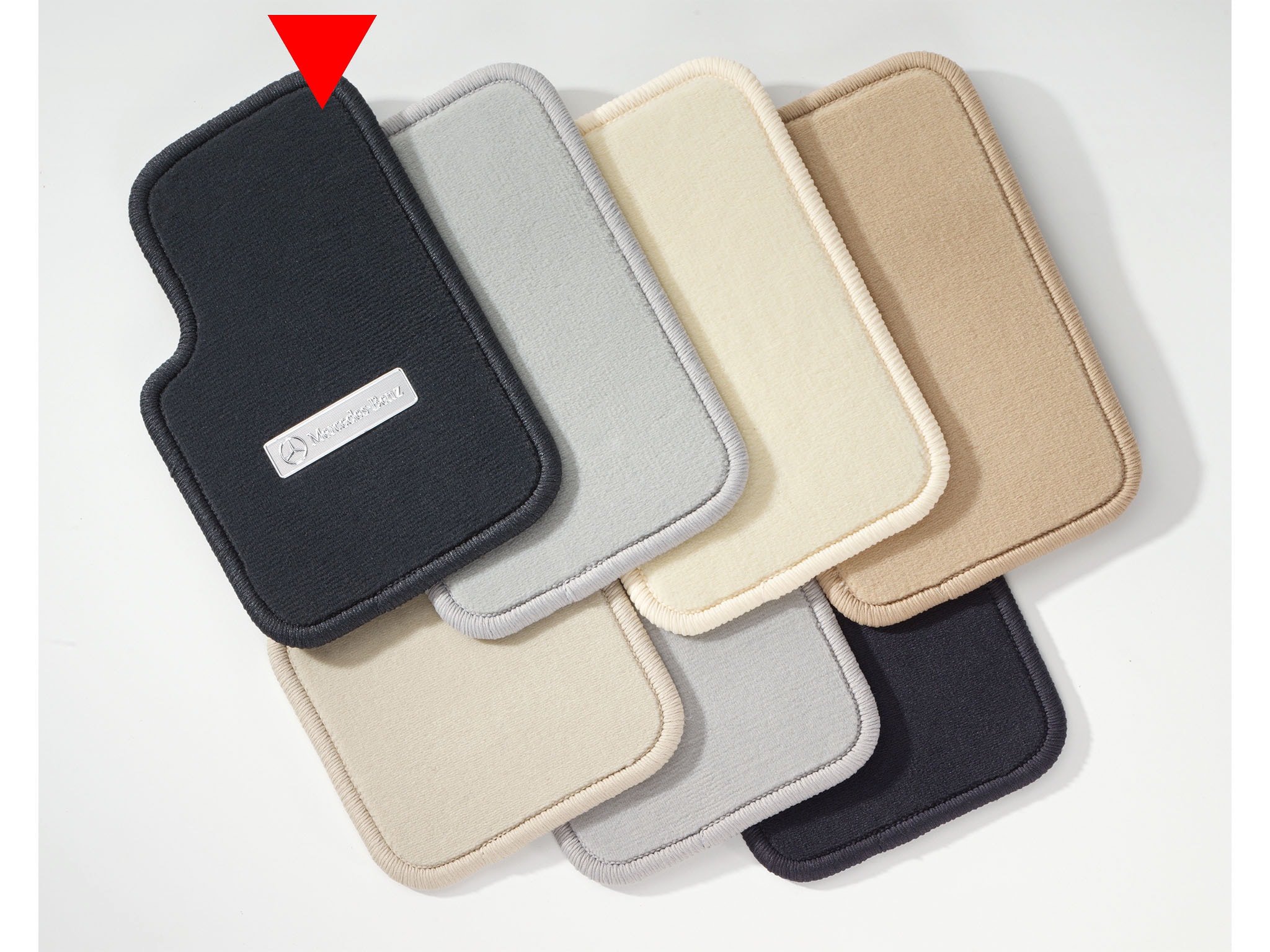 Velour floor mats CLASSIC, Set, Set of 4