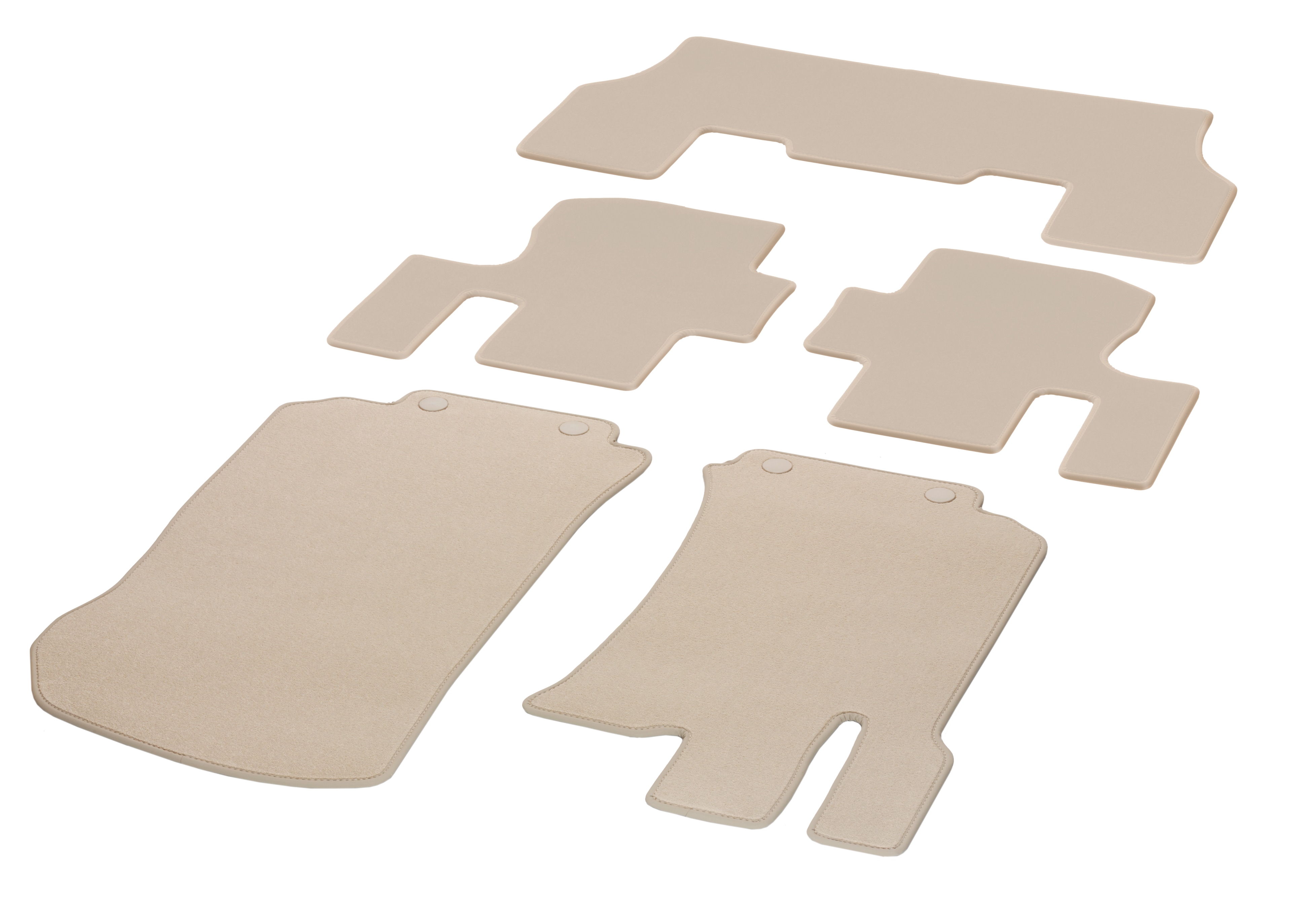 Velour floor mats CLASSIC, Set, Set of 5