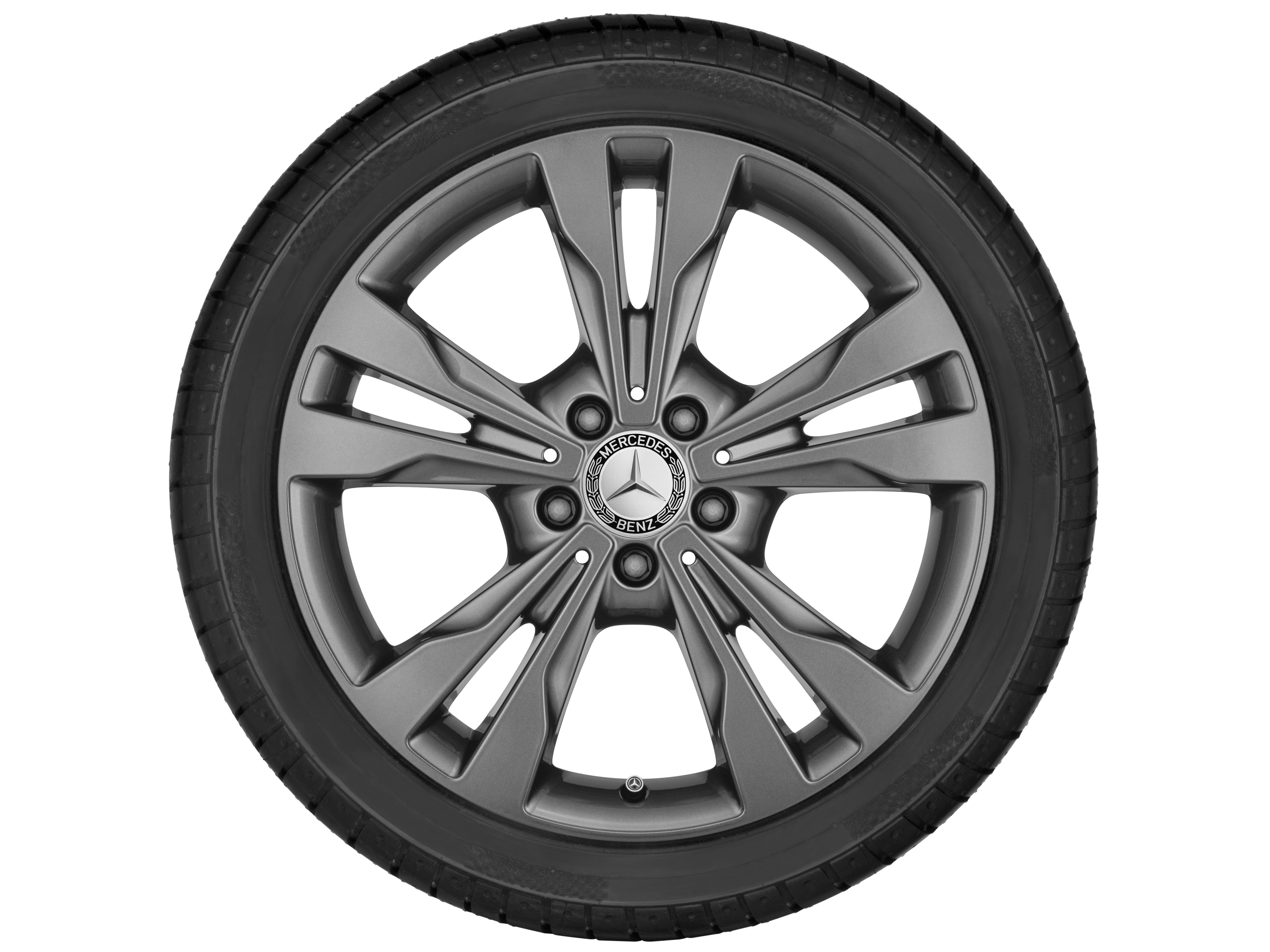 5-twin-spoke wheel, 45.7 cm (18-inch) - 7,5 J x 18 ET 52, tremolite metallic, painted