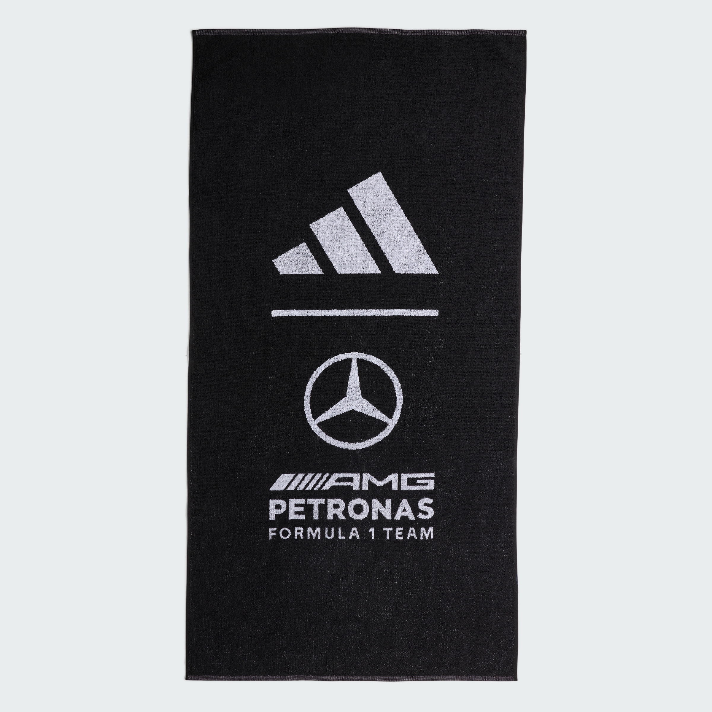Hand towel, Mercedes-AMG F1 - black, Cotton, adidas