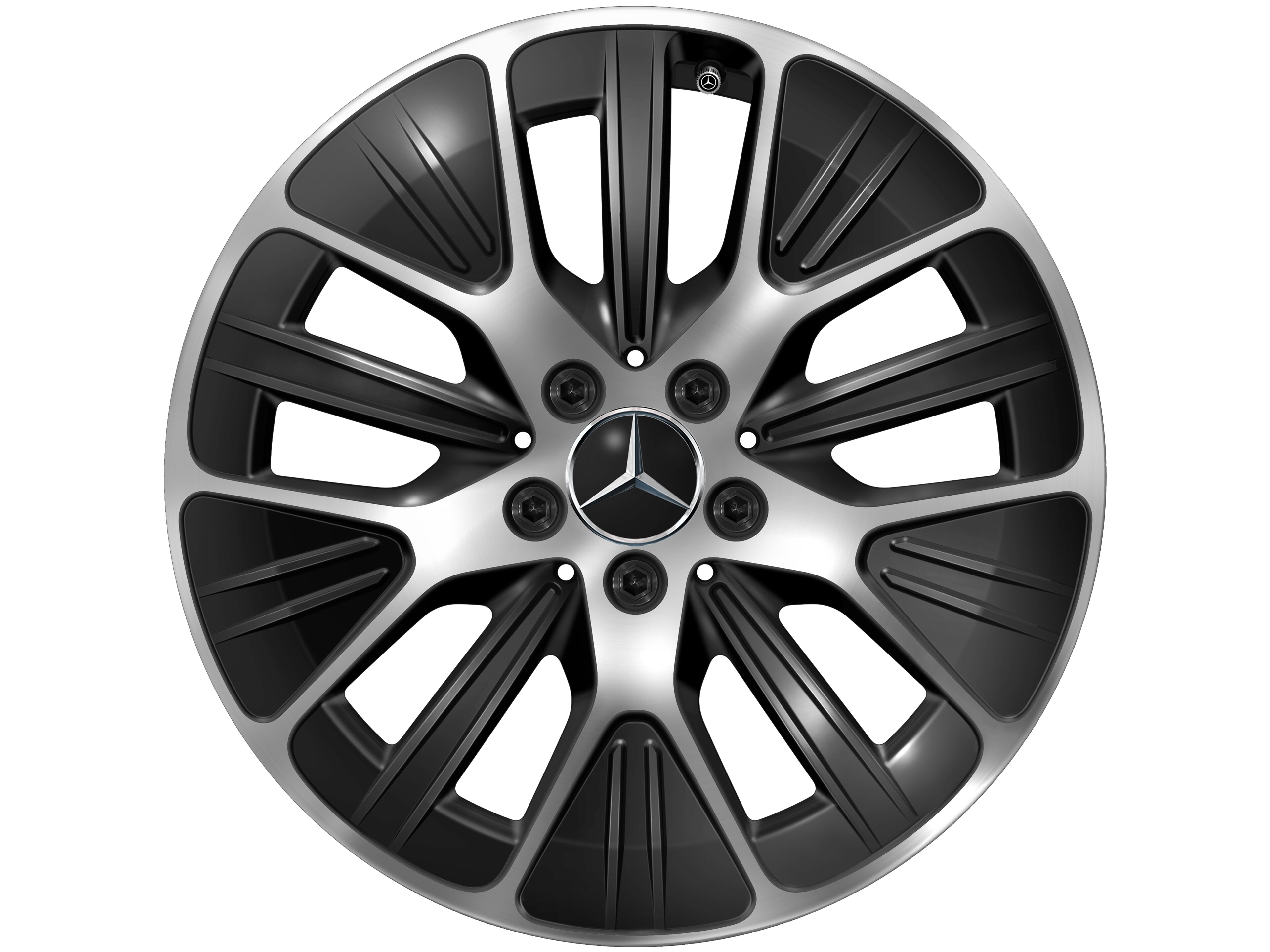 Y-spoke wheel, Aero, 45.7 cm (18-inch) - 7,5 J x 18 ET 48,4, black, high-sheen