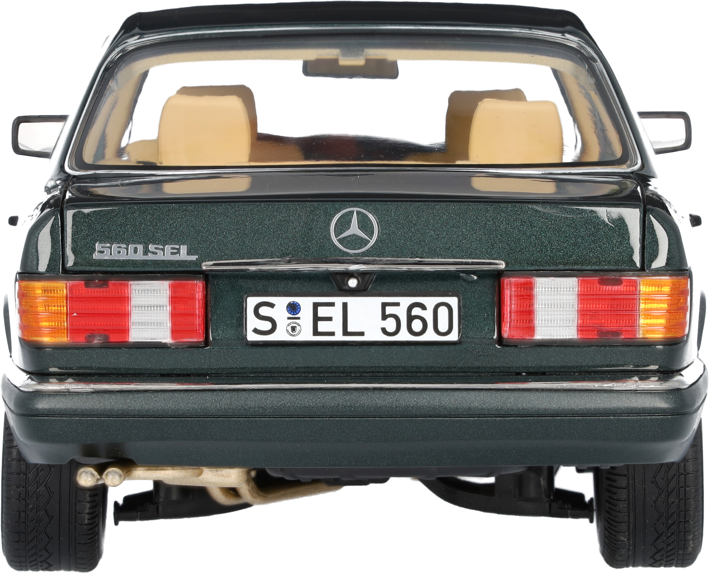560 SEL, V126 (1985-1991) - malachite green, Norev, 1:18