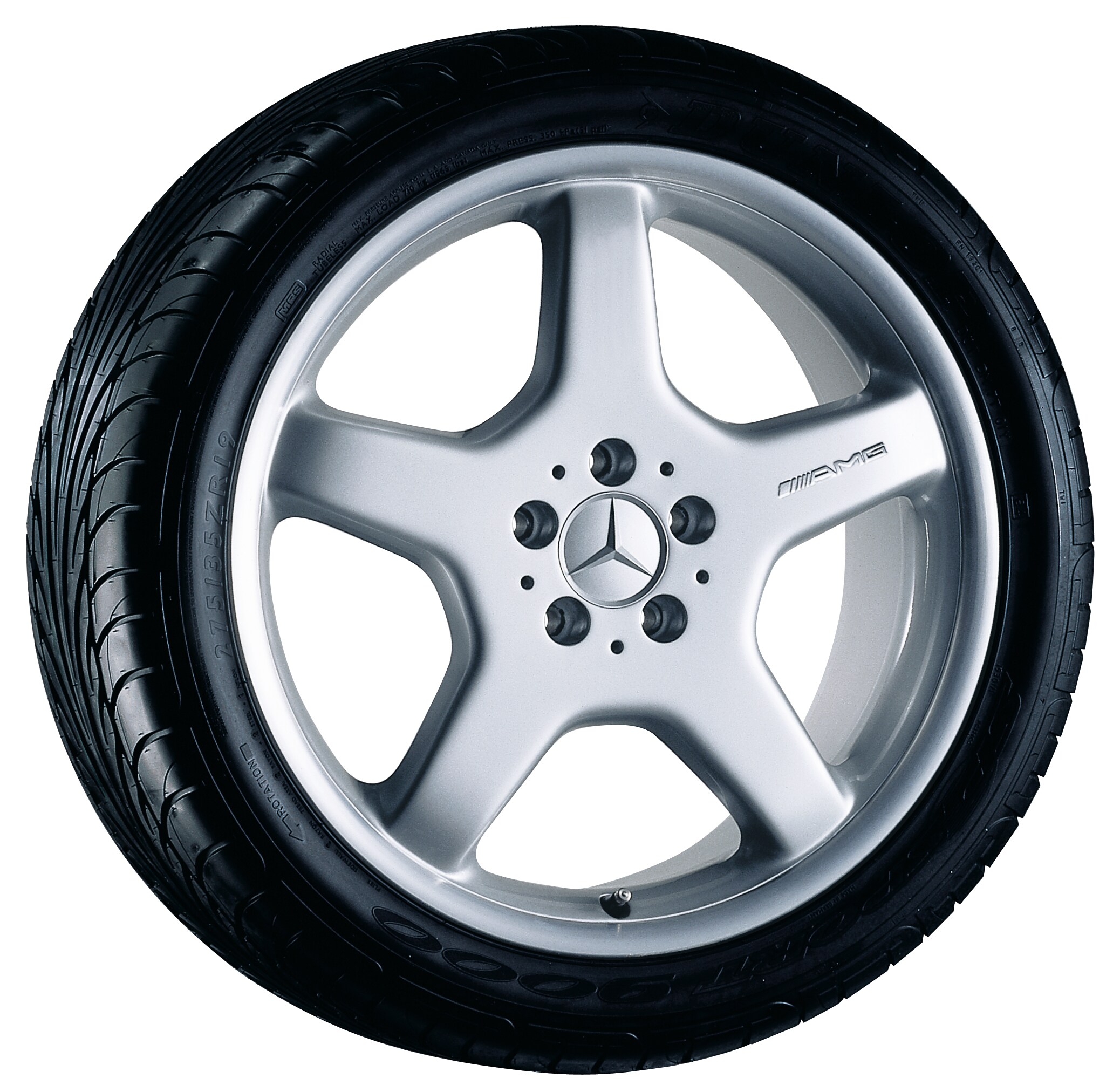 AMG 5-spoke wheel, 48.3 cm (19-inch)