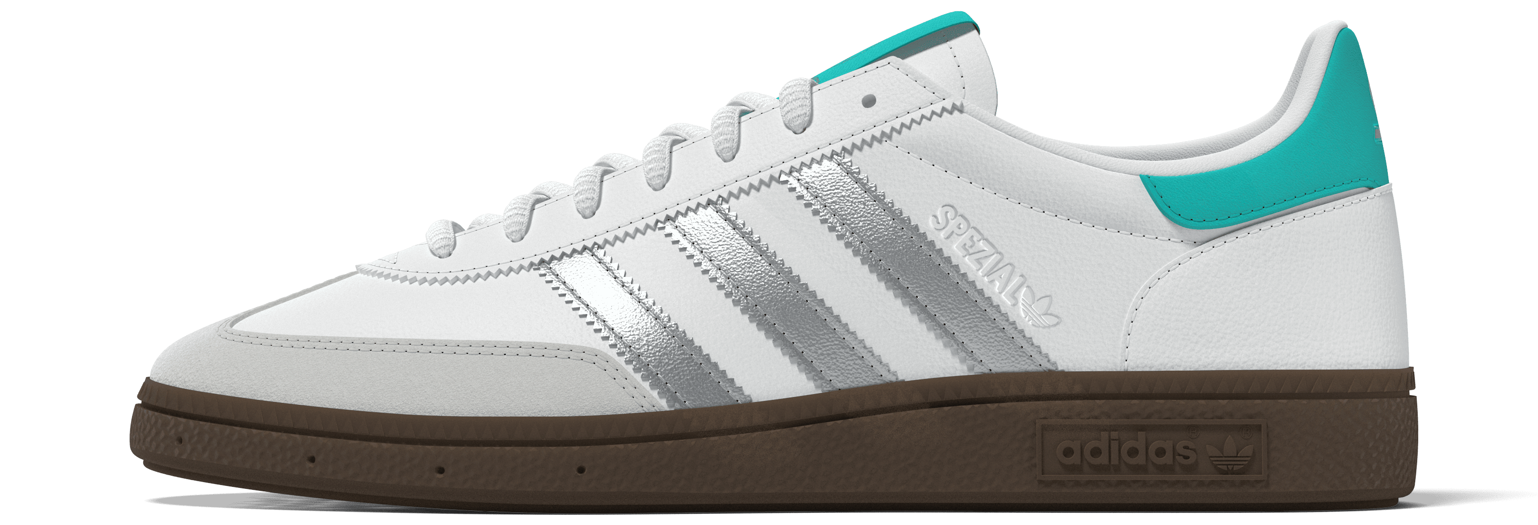 Sneakers, Handball Spezial, Mercedes-AMG F1 - white / silver-coloured, 9, adidas