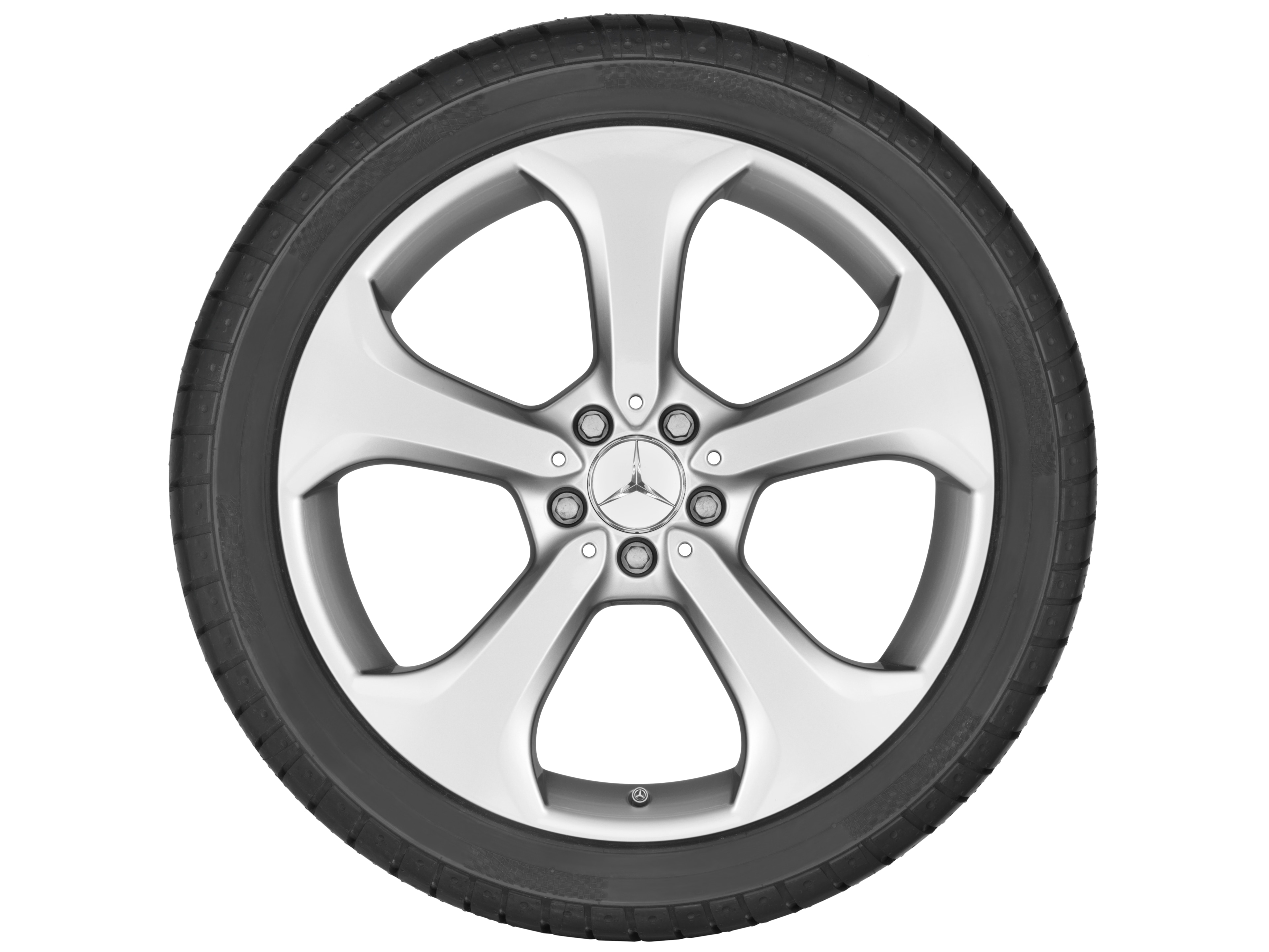 5-spoke wheel, 50.8 cm (20-inch) - 9 J x 20 ET 54, vanadium silver, painted