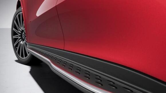 Running boards, in aluminium look with rubber studs, Set - Aluminium, black-silver