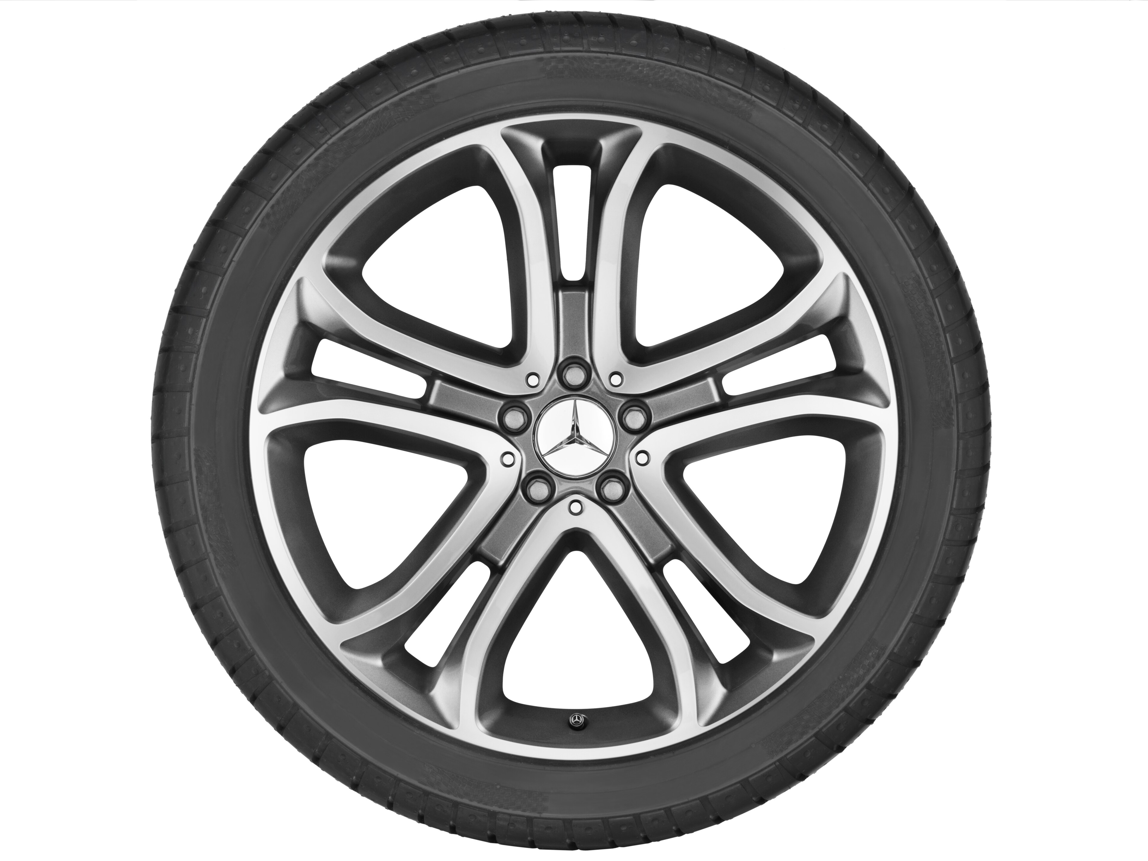 5-twin-spoke wheel, 53.3 cm (21-inch), High-sheen finish - 9 J x 21 ET 53, himalaya grey, high-sheen
