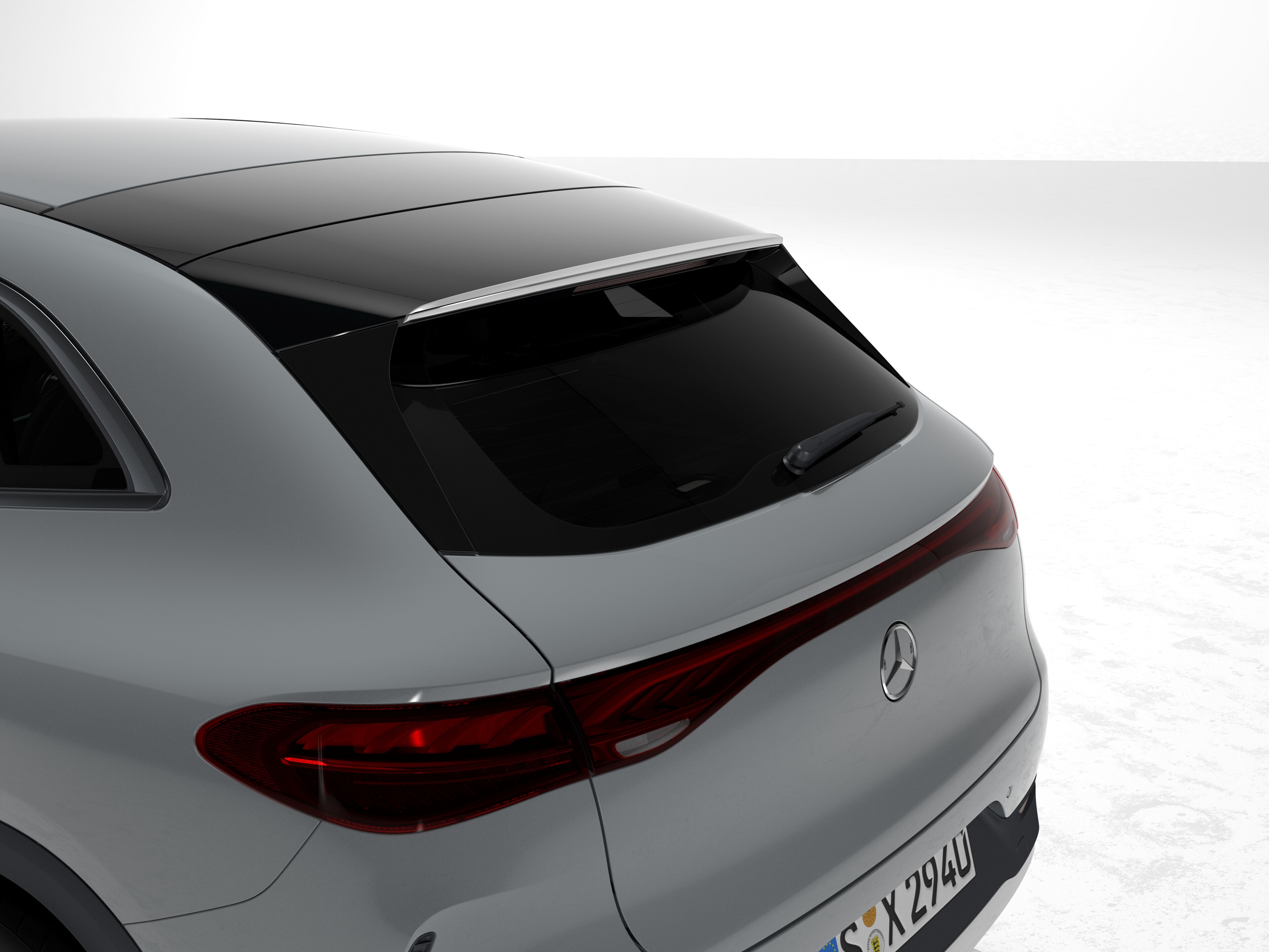 Roof spoiler - Plastic, chrome-plated, chrome-plated