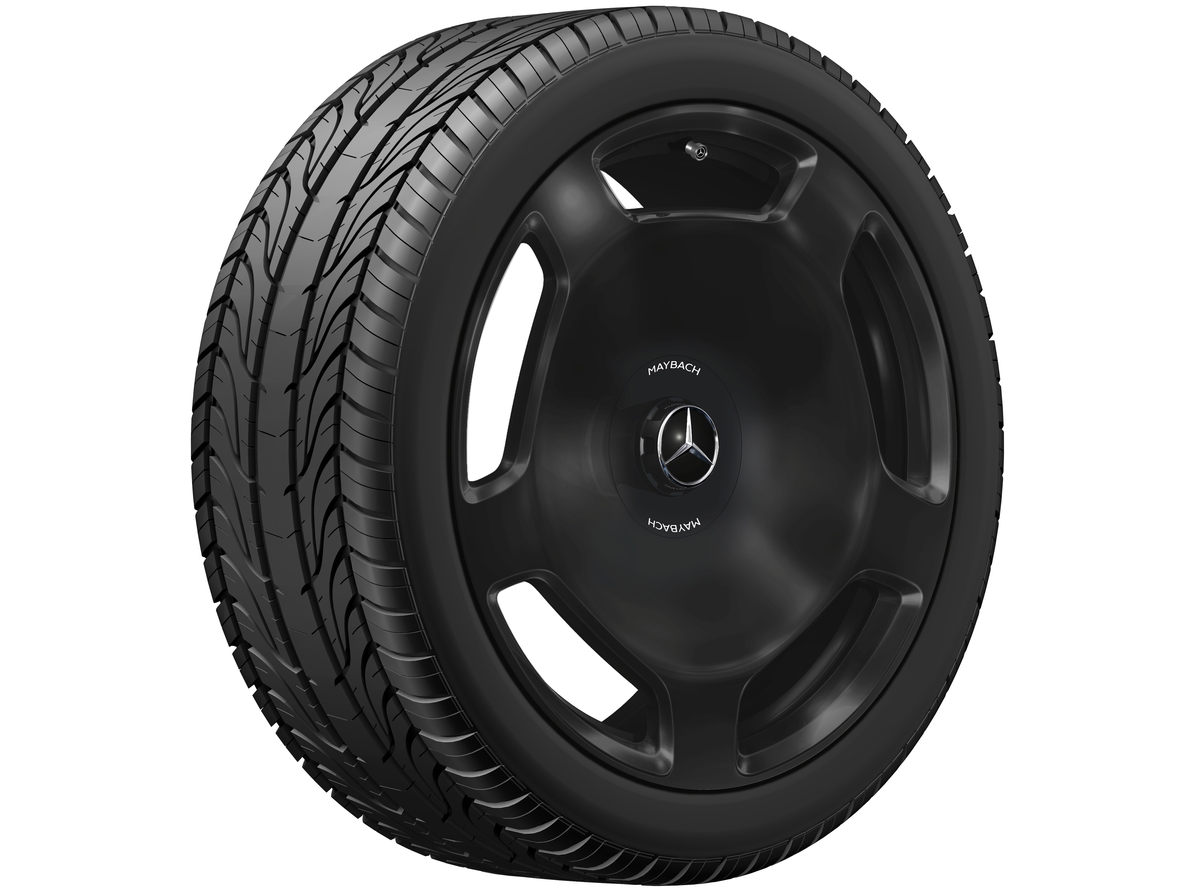 5-hole wheel, 50.8 cm (20-inch) - 9 J x 20 ET 34, black, painted