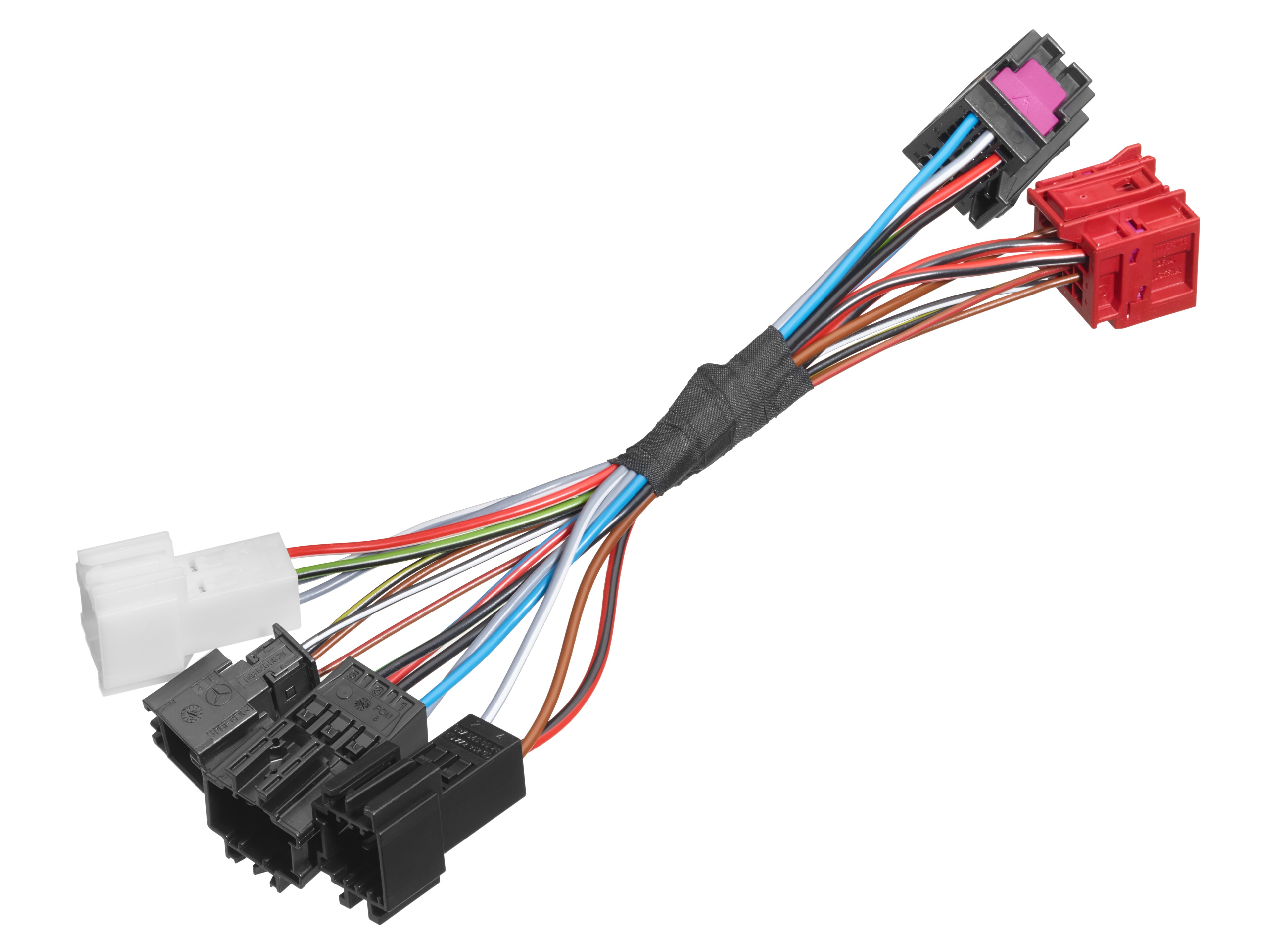 Electrical kit for trailer hitch, Adapter wiring harness, LED - black