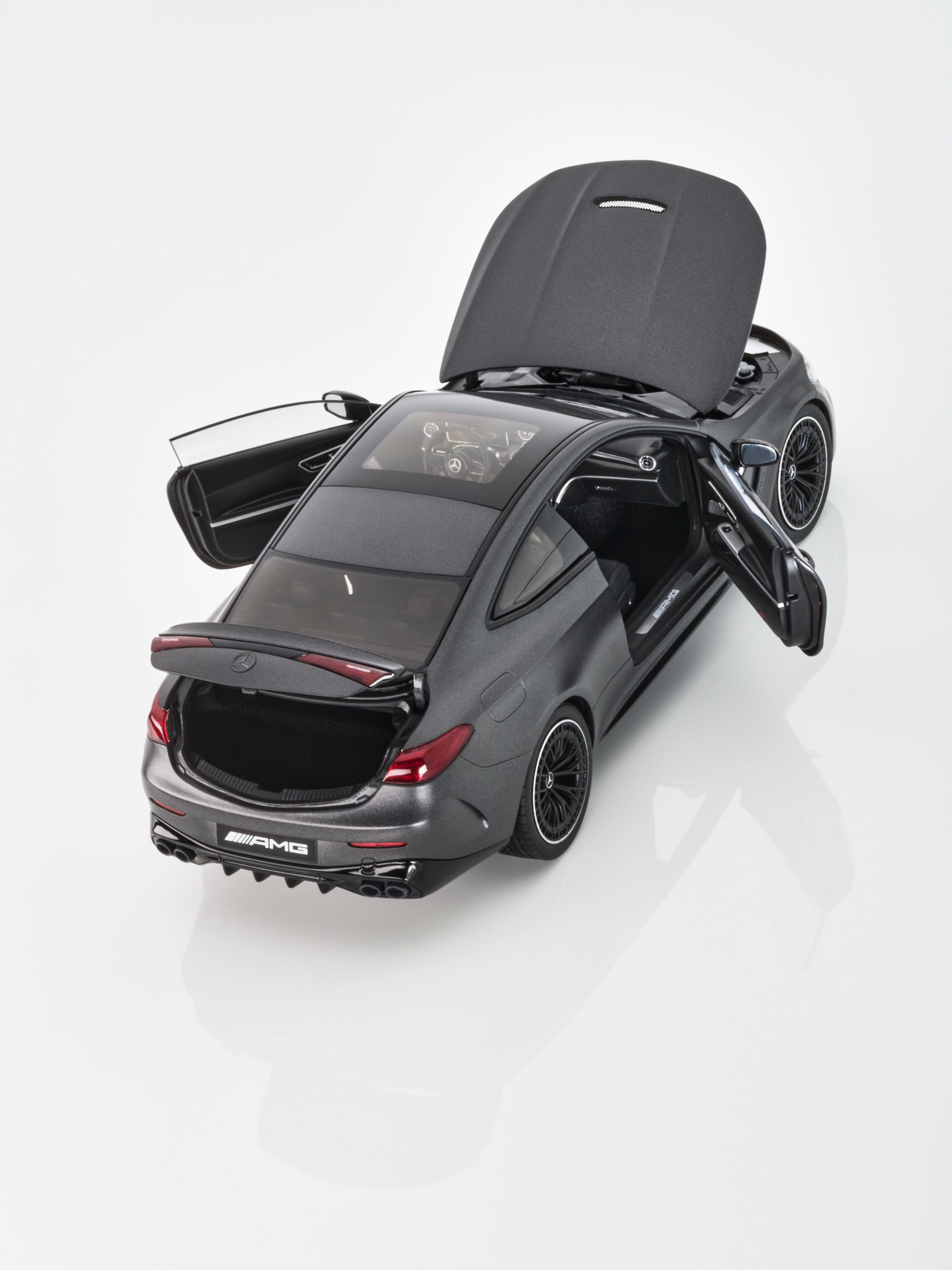 Mercedes-AMG CLE 53, Coupé, 4MATIC+, C236 - MANUFAKTUR graphite grey magno, NZG, 1:18