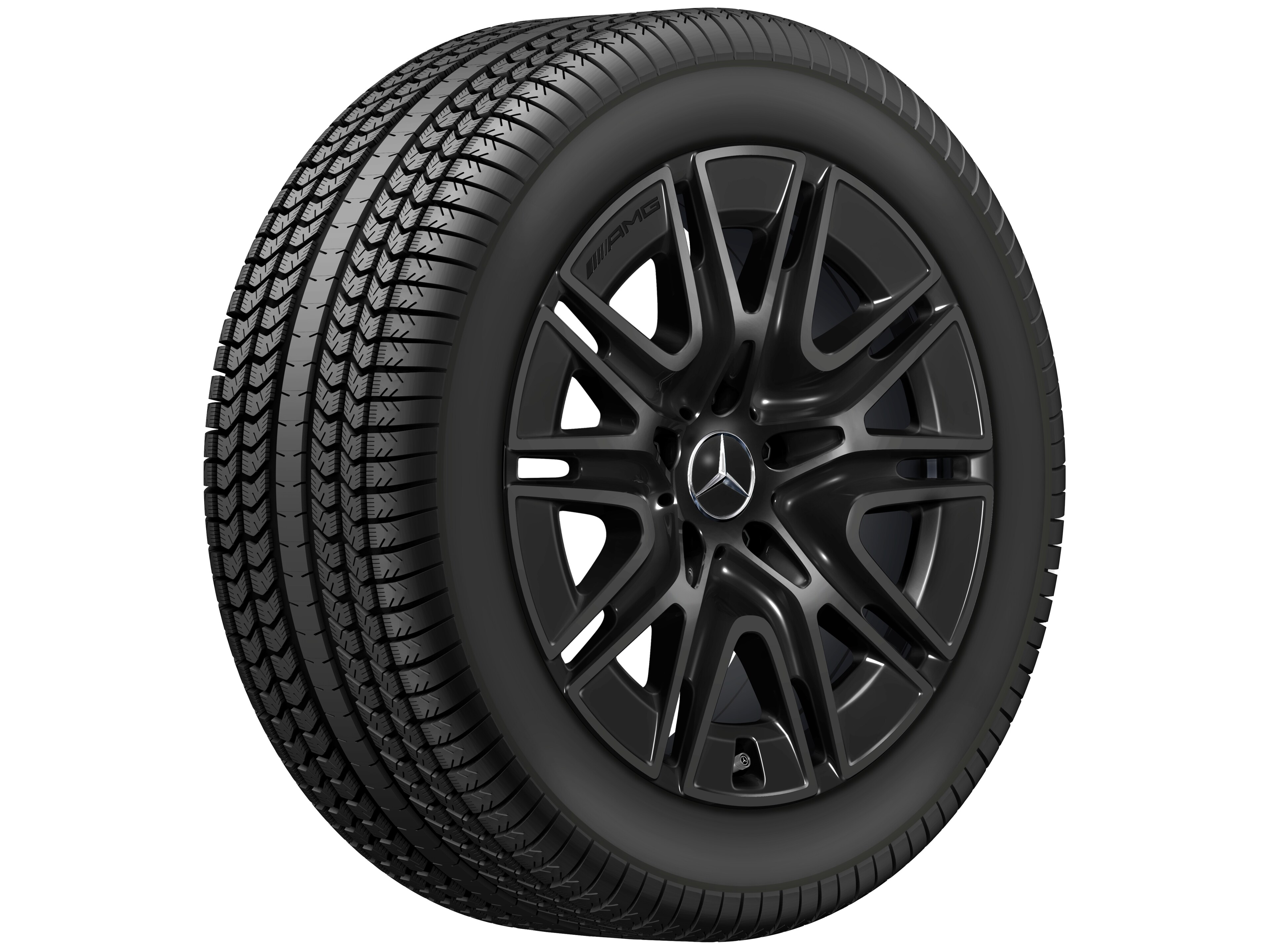 AMG 10-spoke wheel, 50.8 cm (20-inch) - 8,5 J x 20 ET 32,2, black, glossy