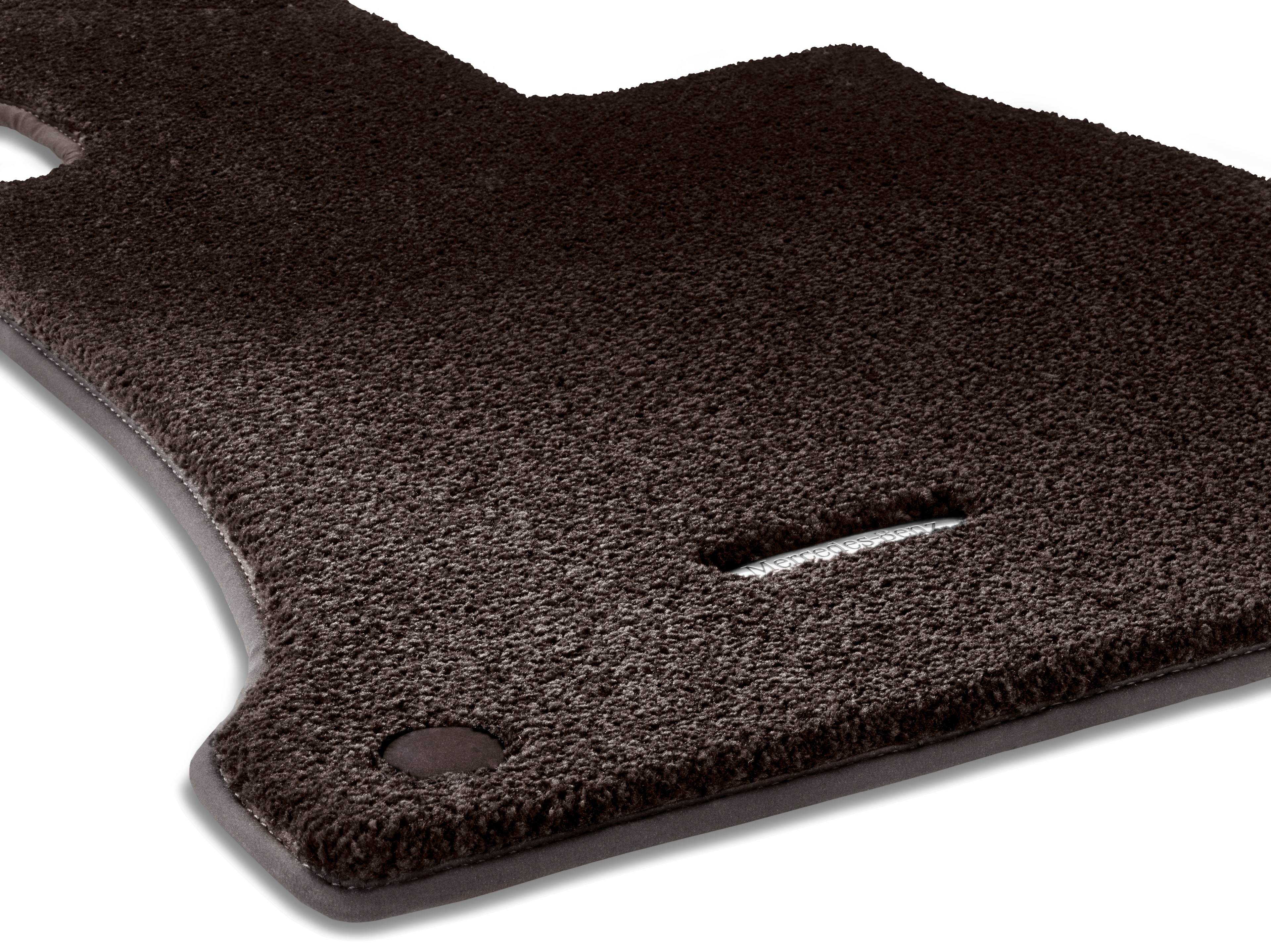 Velour floor mats EXCLUSIVE, Driver/front passenger's mat, Set of 2 - RHD, espresso brown