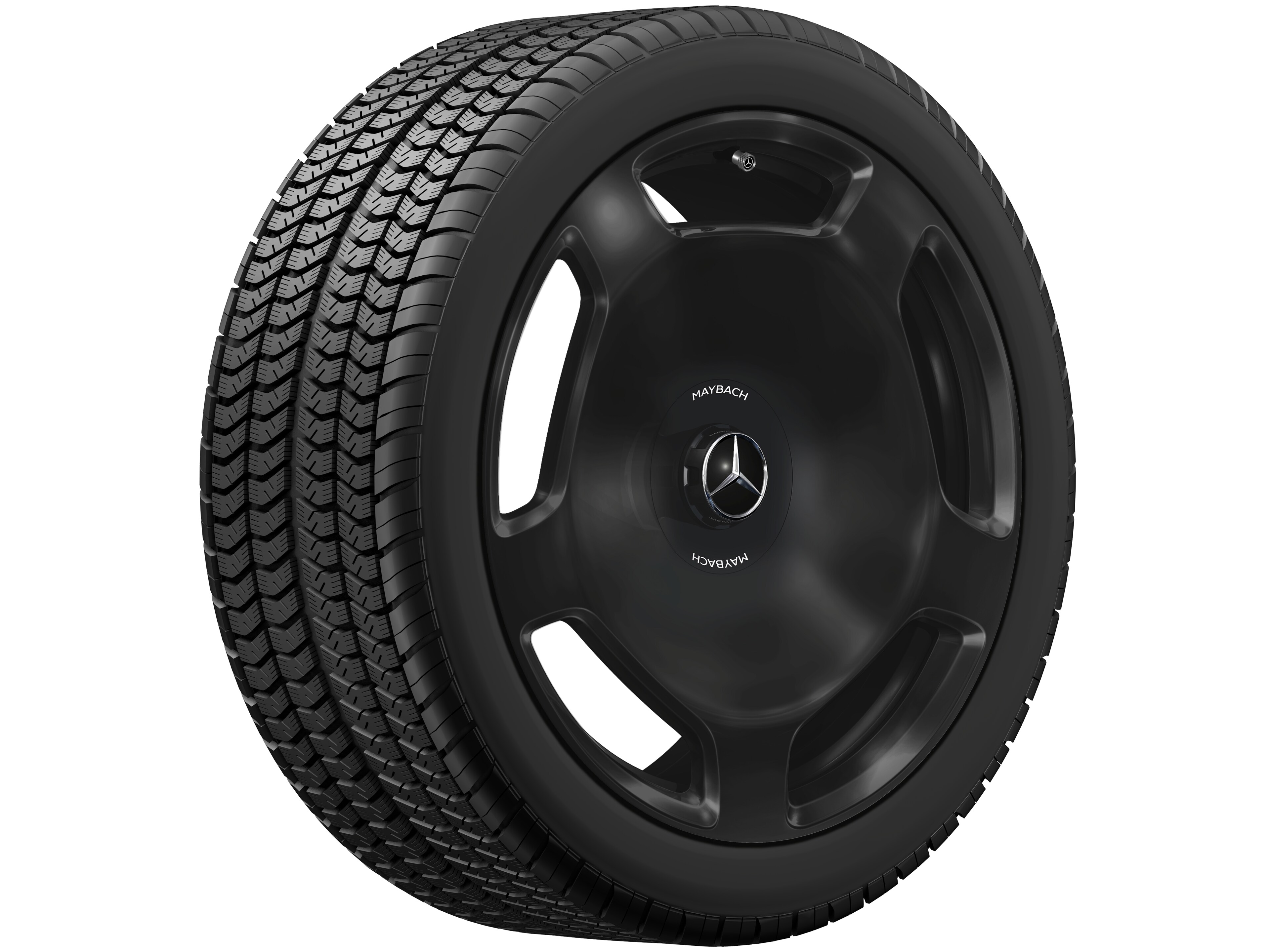 5-hole wheel, 50.8 cm (20-inch) - 9 J x 20 ET 34, black, painted