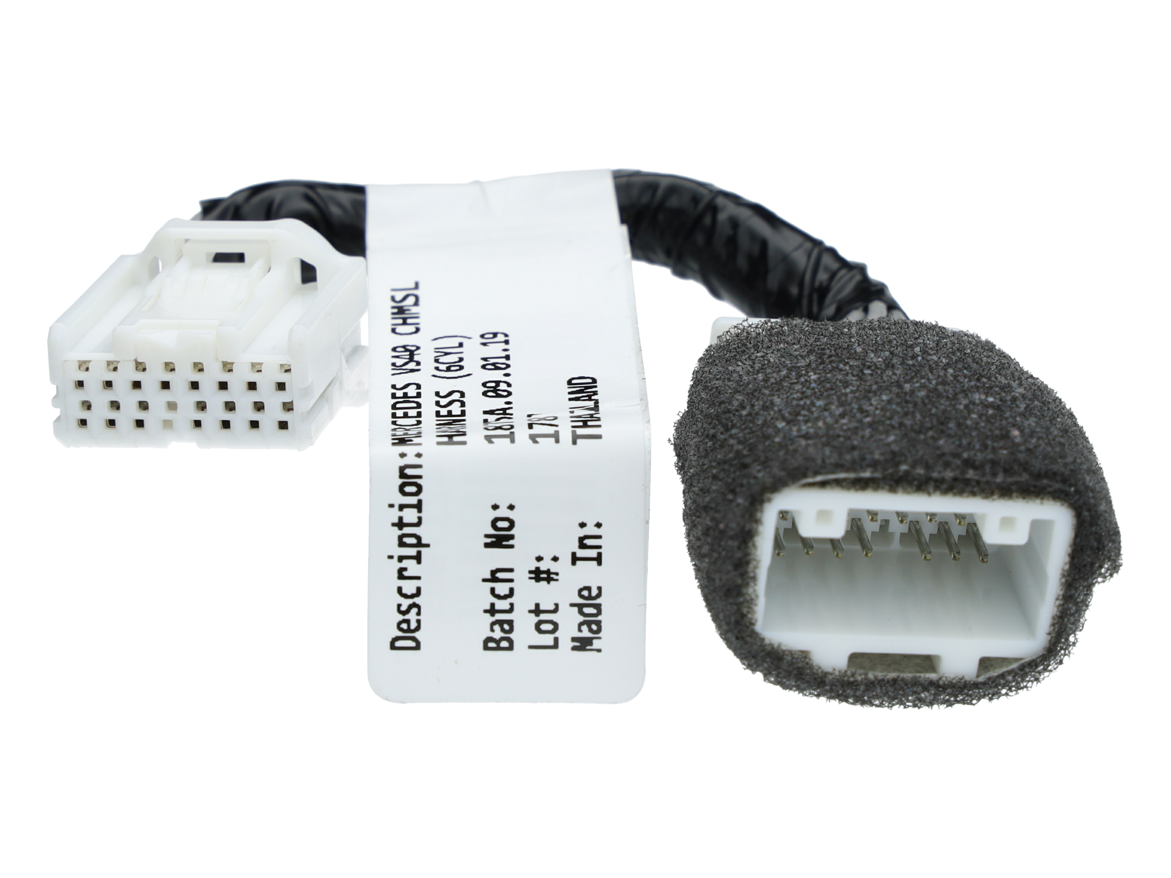 Adapter cable, for third brake light, V6 cylinder - black